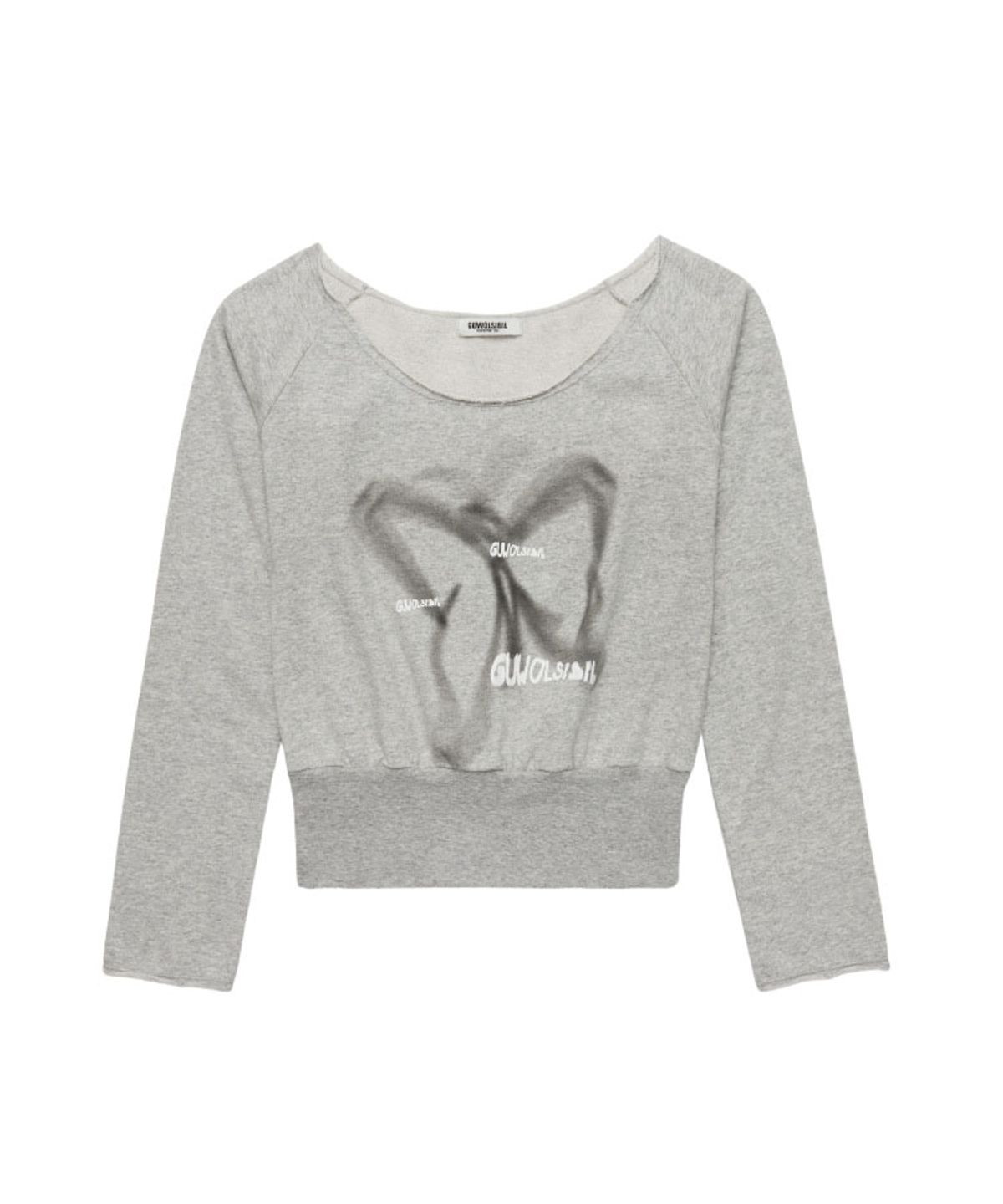 구월십일(GUWOLSIBIL) FLUTTER TOP GREY