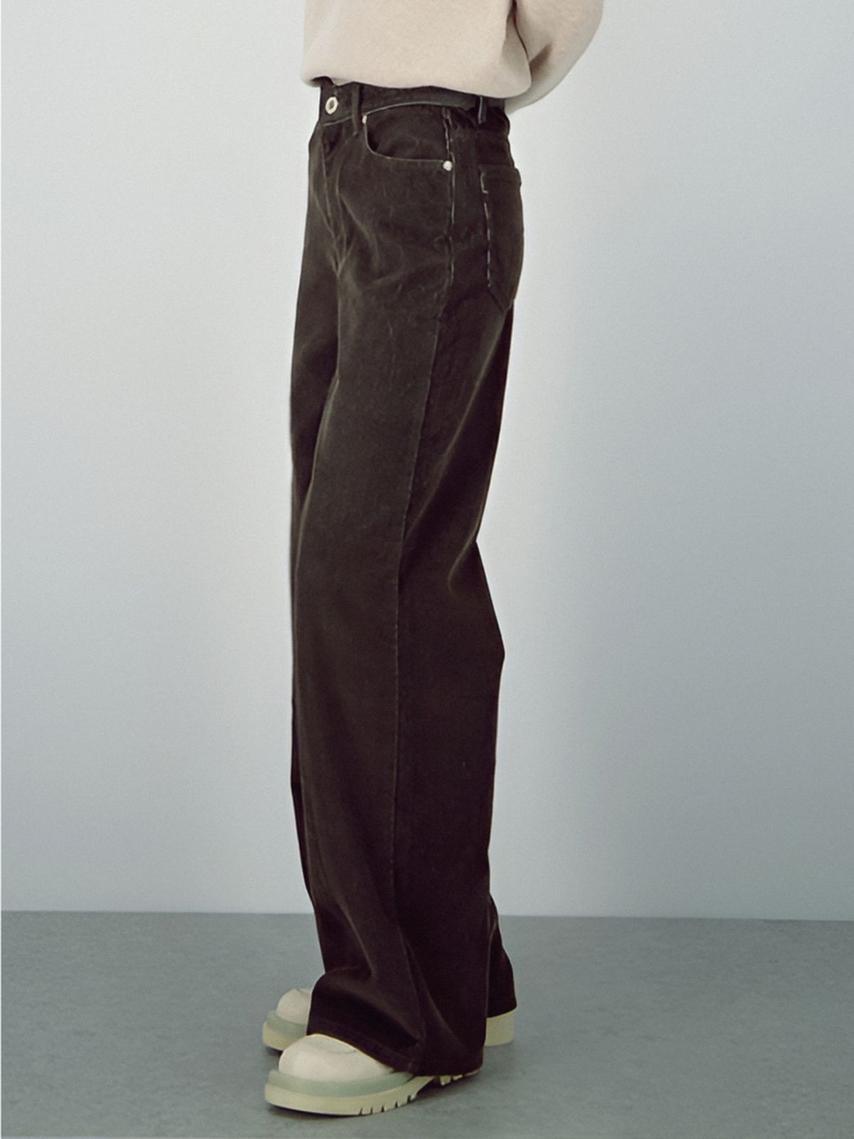 아쿠드(ACUD) Corduroy Structure Pants _Khaki