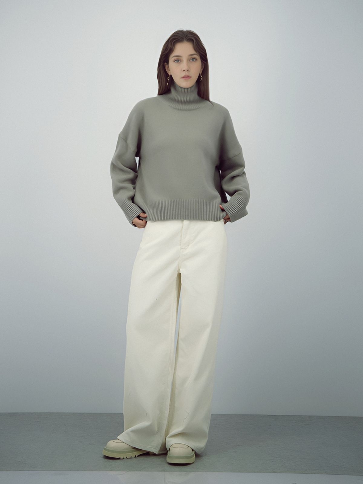 아쿠드(ACUD) Corduroy Structure Pants _Ivory