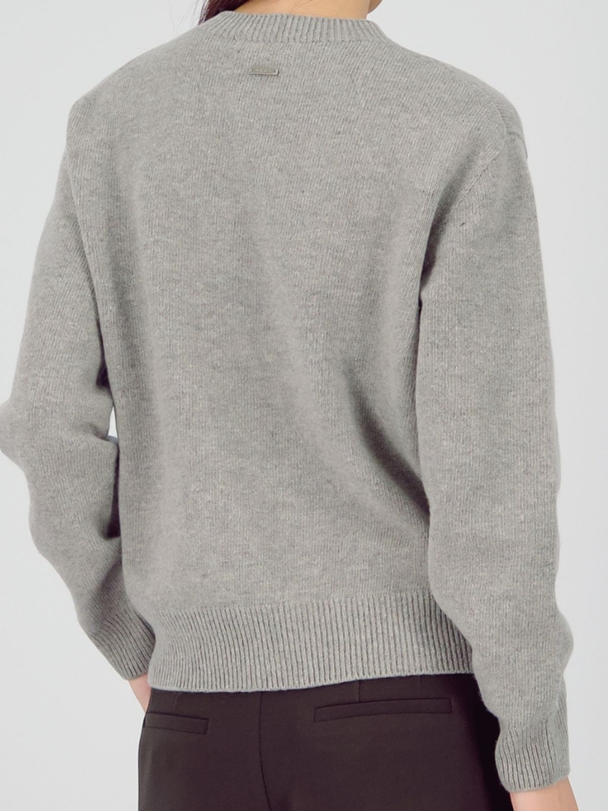 아쿠드(ACUD) Round Wool Knit _Grey