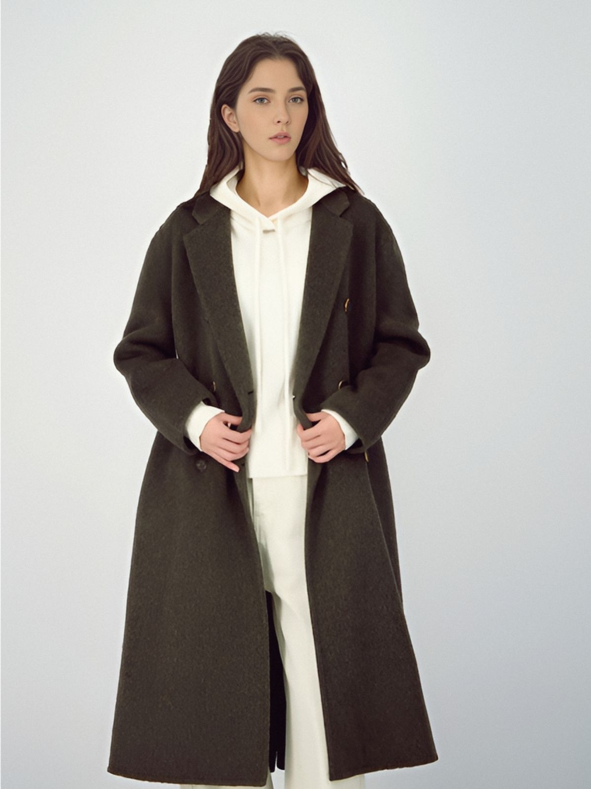 아쿠드(ACUD) Hoodie Wool Knit _Ivory