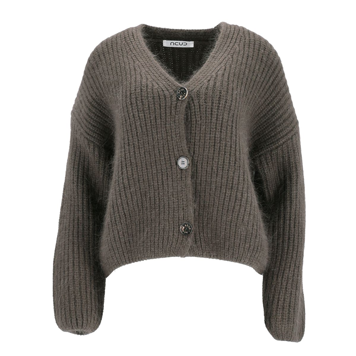 아쿠드(ACUD) Rabbit Heavy Cardigan _Brown