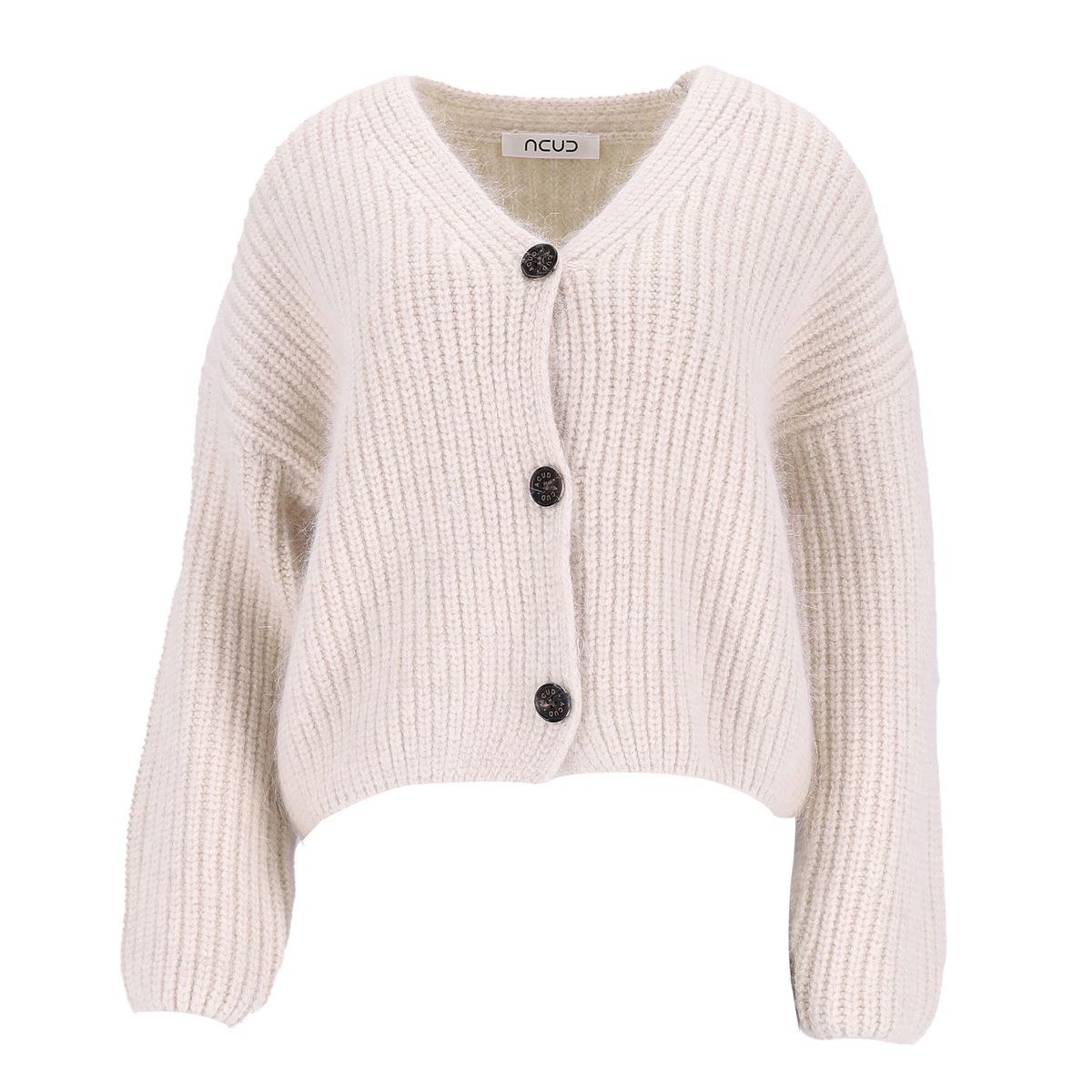 아쿠드(ACUD) Rabbit Heavy Cardigan _Ivory
