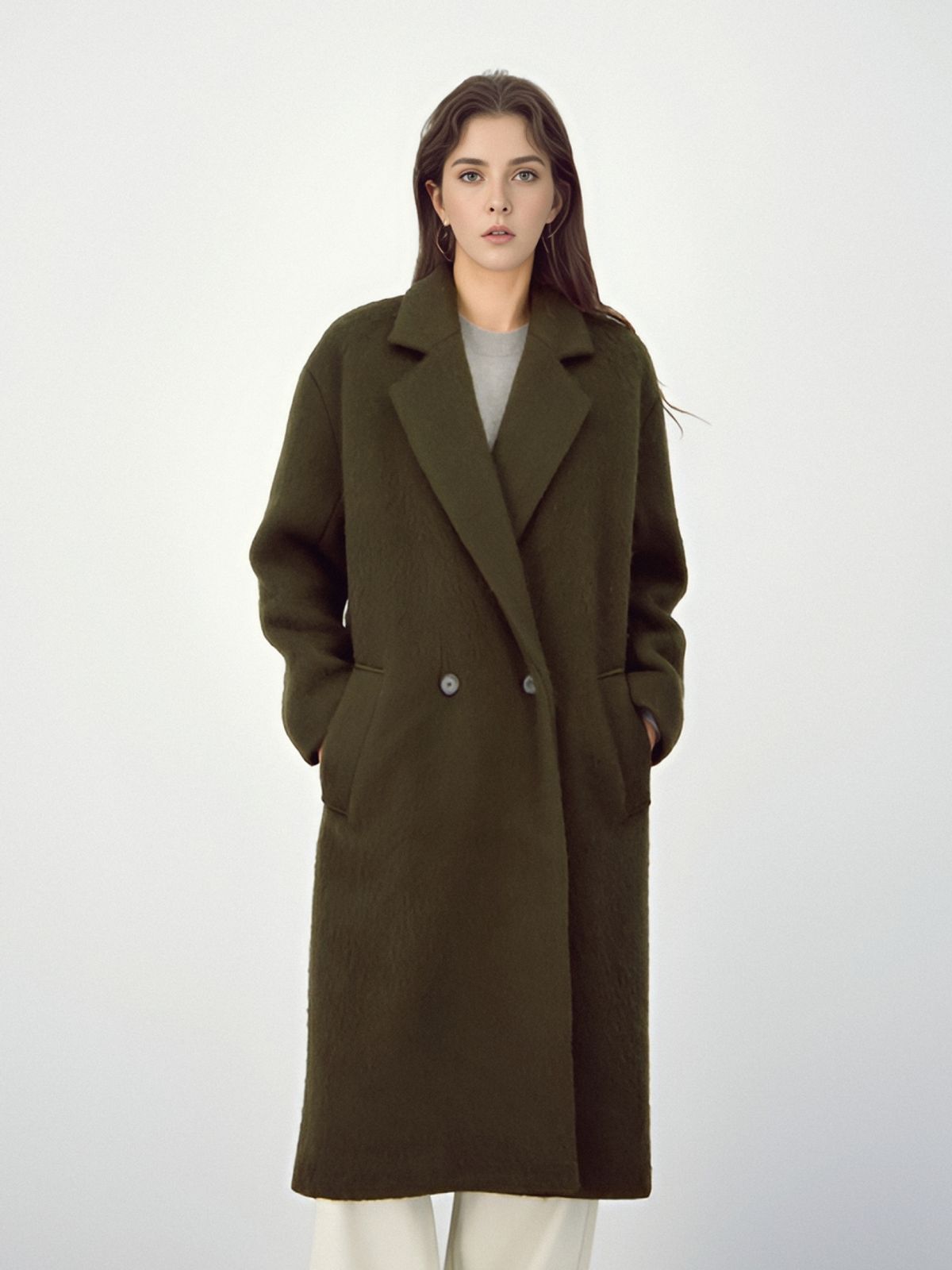 아쿠드(ACUD) Alpaca Double Coat _Brown