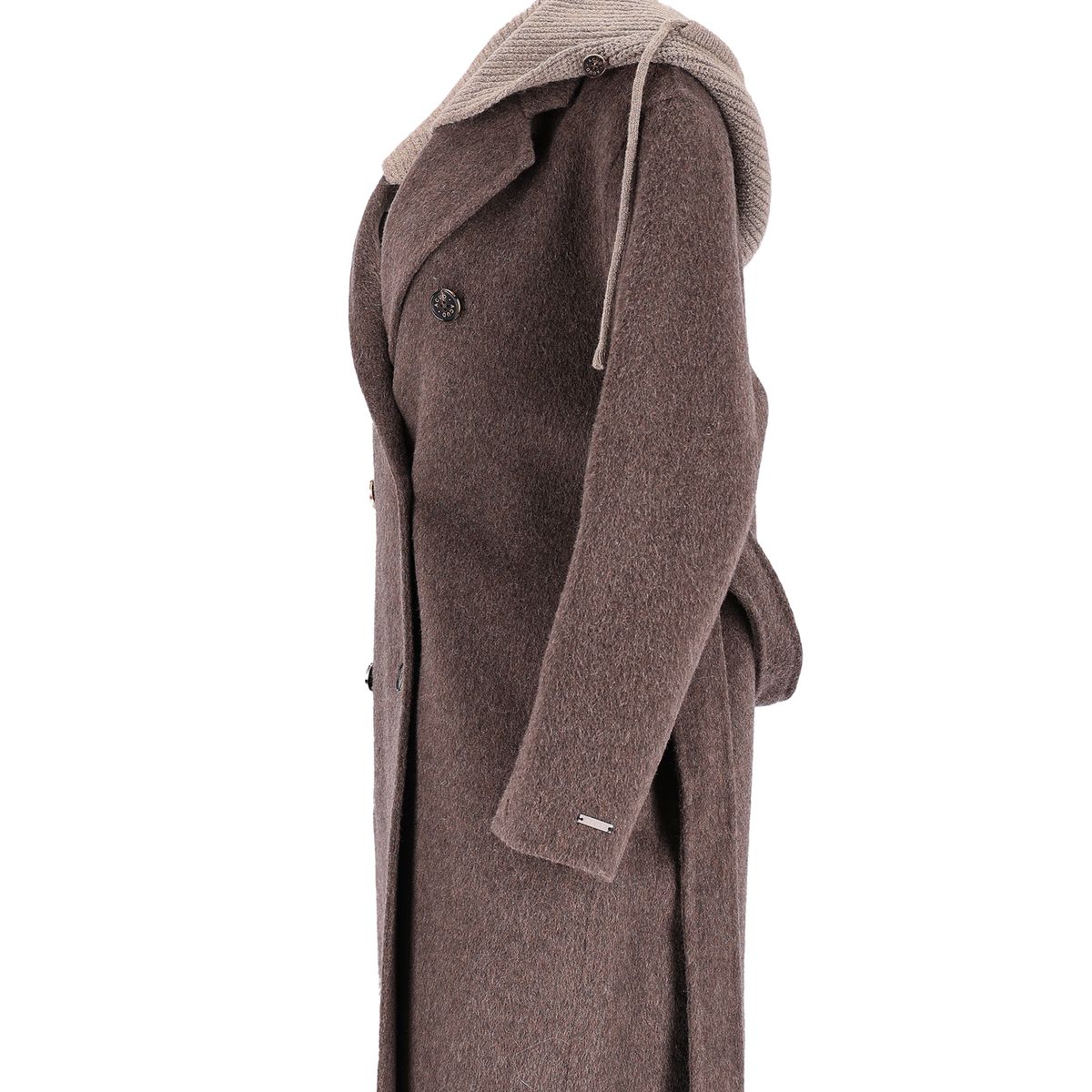 아쿠드(ACUD) Detachable Hoodie Handmade Coat _Brown