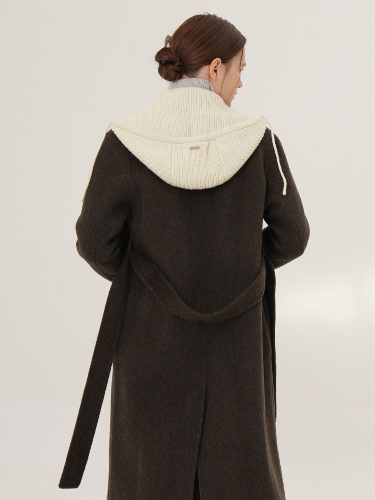 아쿠드(ACUD) Detachable Hoodie Handmade Coat _Khaki