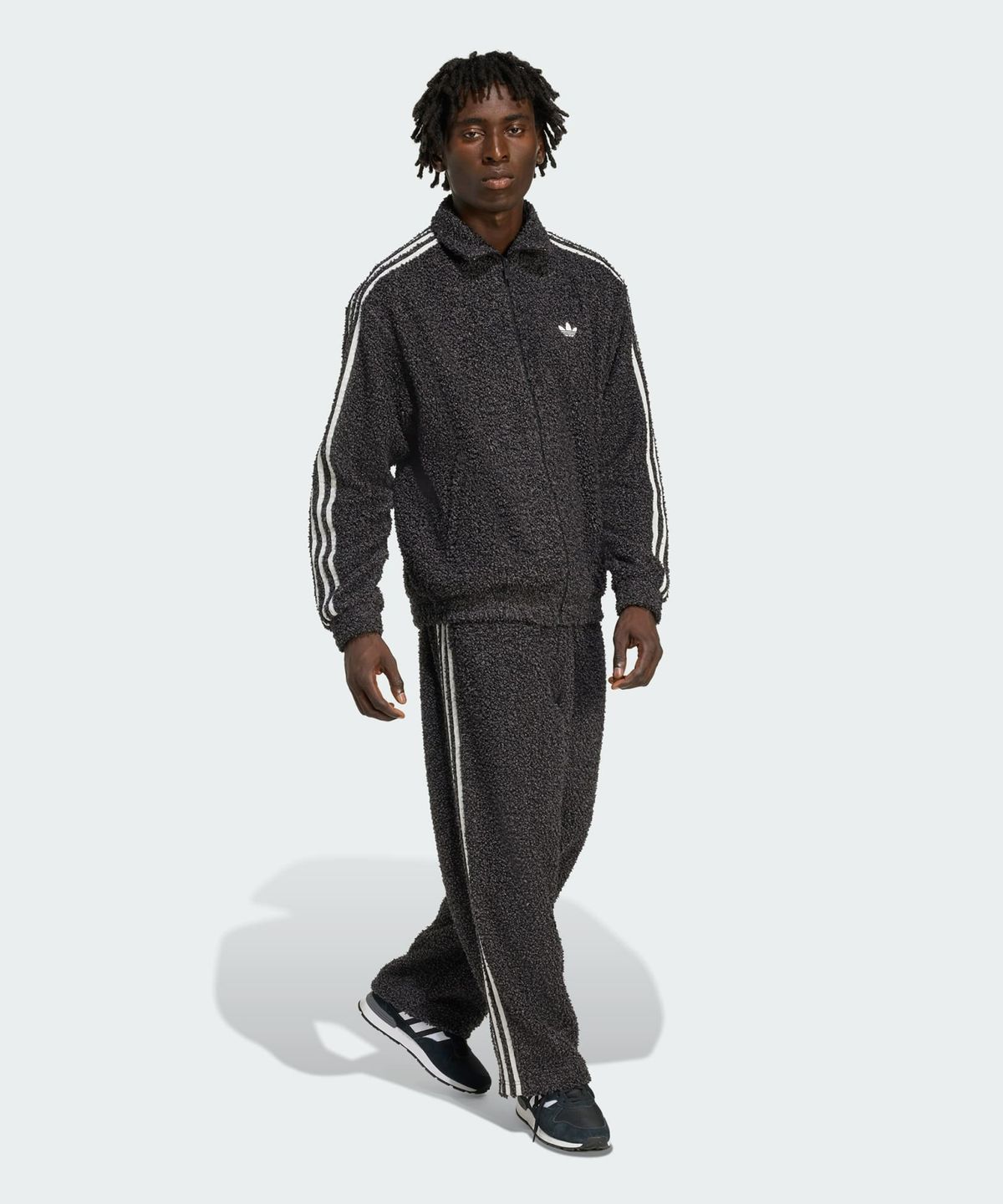 아디다스(ADIDAS) 부클 파이어버드 트랙탑 - 블랙 / KS5275