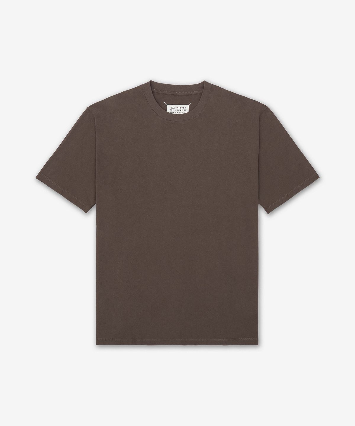 메종 마르지엘라(MAISON MARGIELA) 3팩 숏 슬리브 반소매 티셔츠 - 화이트:블루:브라운 / S50GC0710S23973970