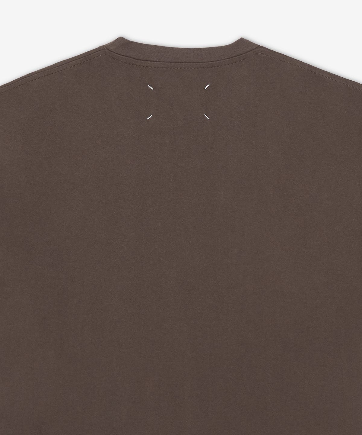 메종 마르지엘라(MAISON MARGIELA) 3팩 숏 슬리브 반소매 티셔츠 - 화이트:블루:브라운 / S50GC0710S23973970