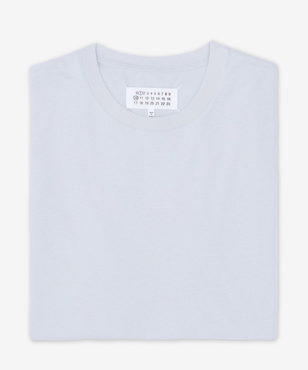 메종 마르지엘라(MAISON MARGIELA) 3팩 숏 슬리브 반소매 티셔츠 - 화이트:블루:브라운 / S50GC0710S23973970