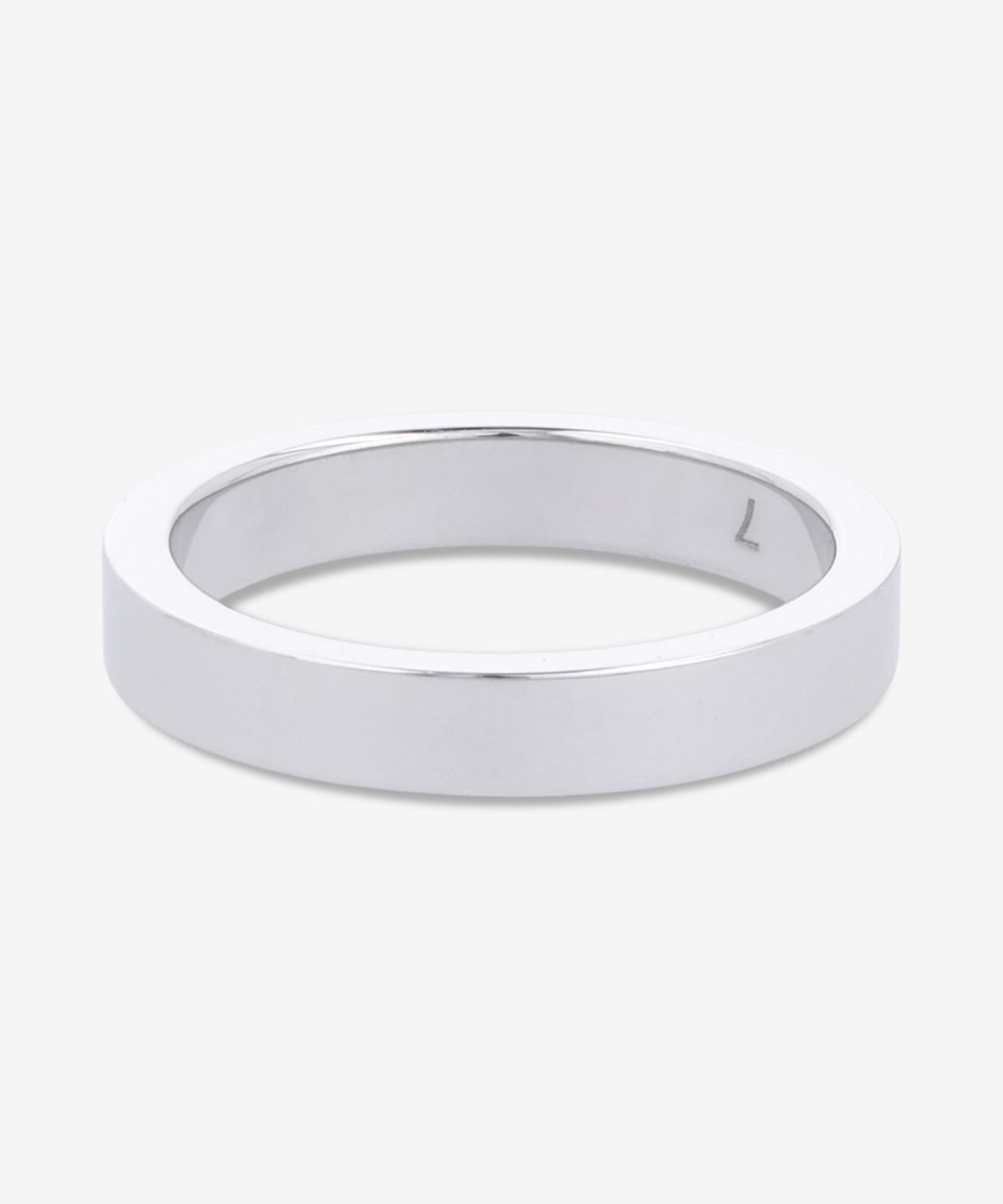 메종 마르지엘라(MAISON MARGIELA) 로고 레퍼런스 4MM 반지 - 실버 / SM1UQ0123P8865102