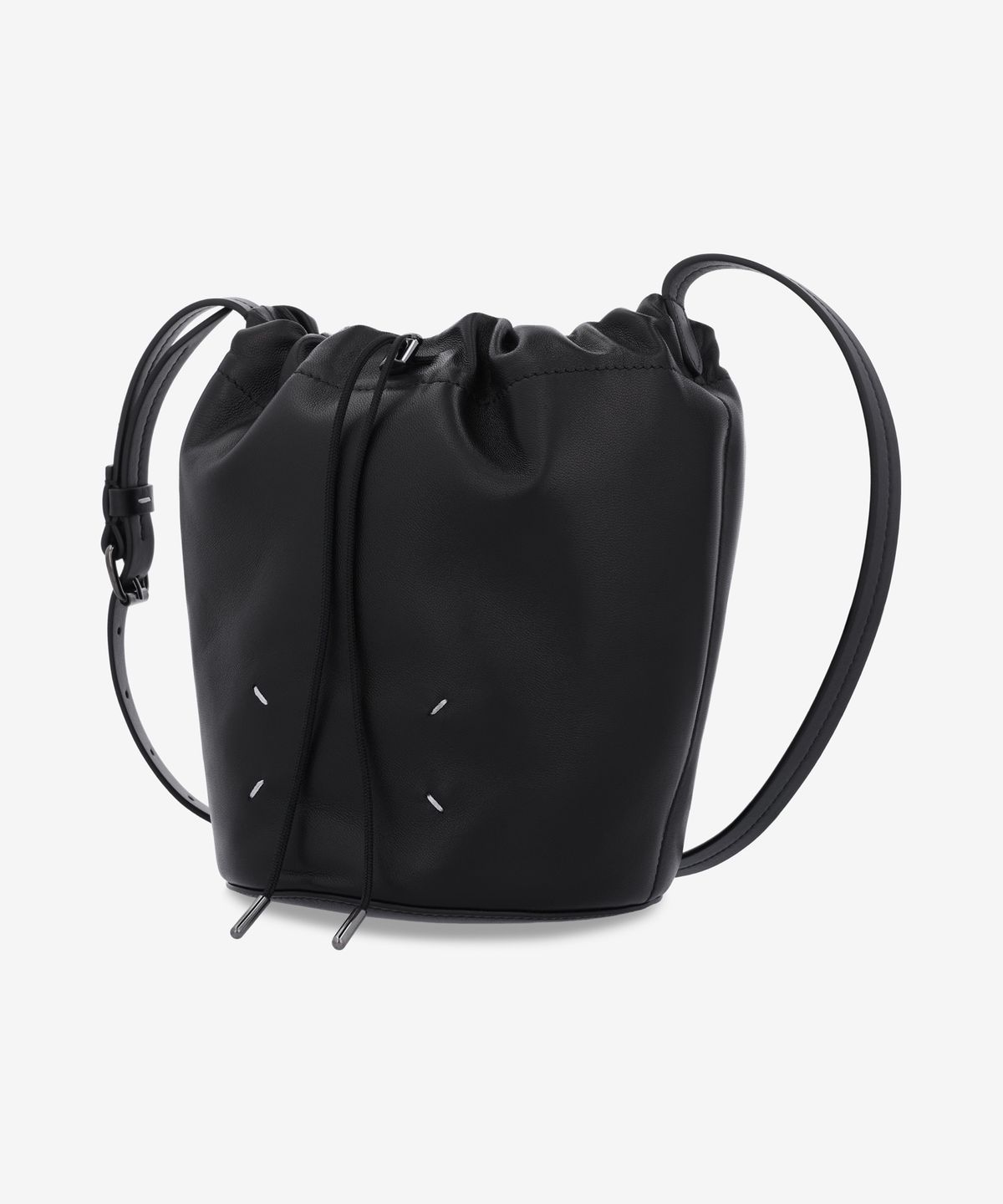 메종 마르지엘라(MAISON MARGIELA) 벨트 백 파우치 숄더백 - 블랙:블랙 / SB2ZH0003P8832HB323
