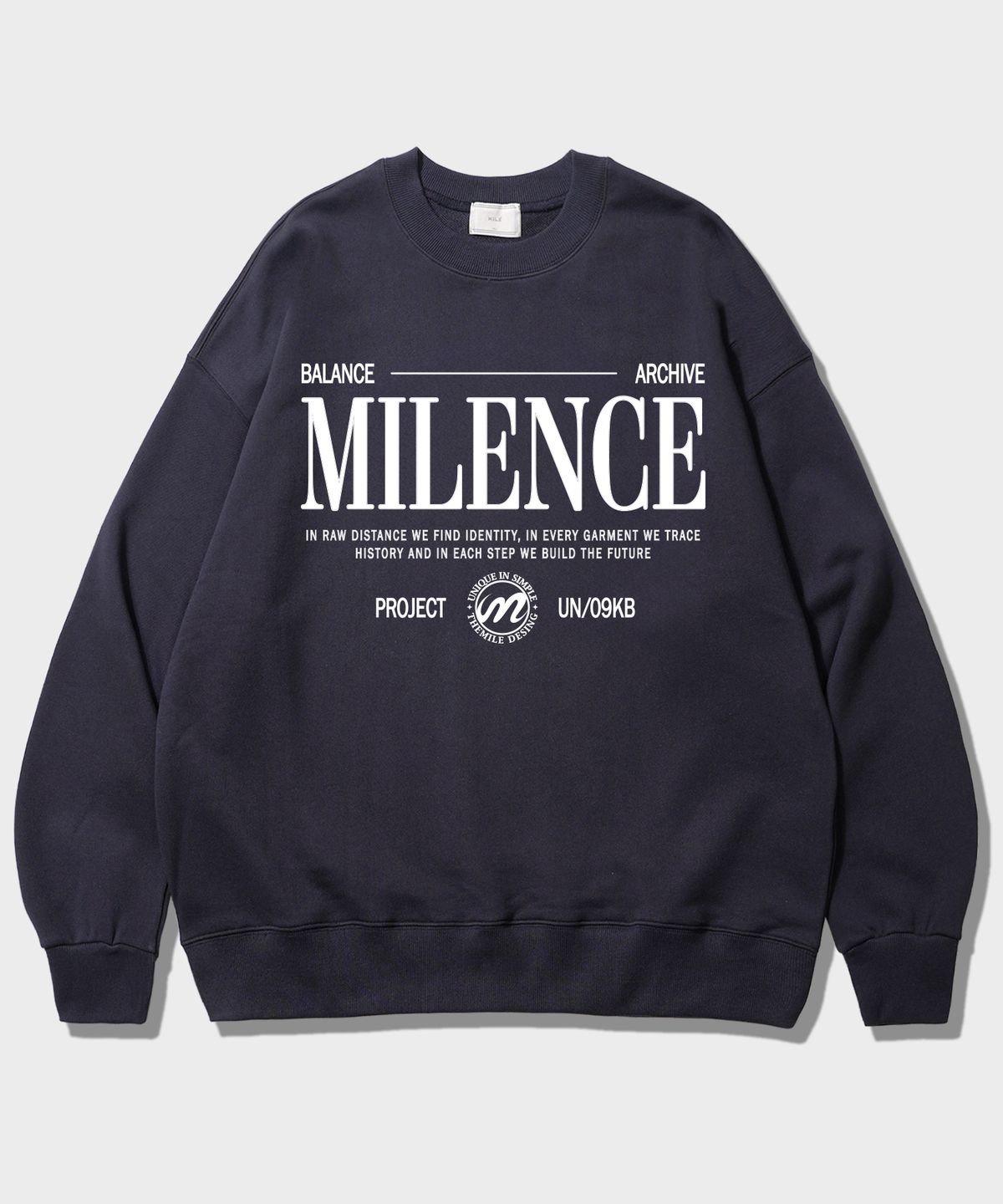 더마일(THEMILE) MILENC SWEAT MTM_NAVY