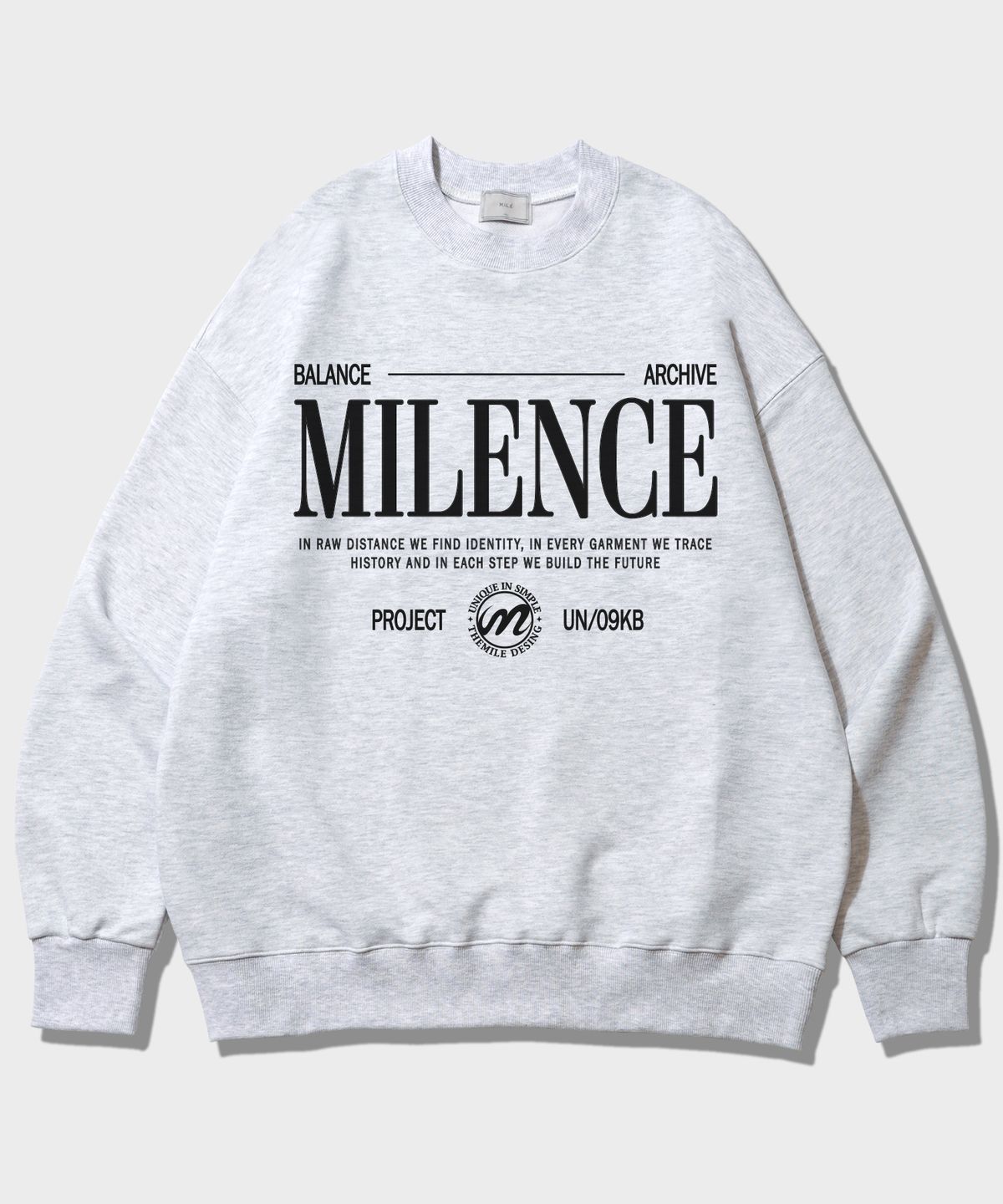 더마일(THEMILE) MILENC SWEAT MTM_OATMEAL