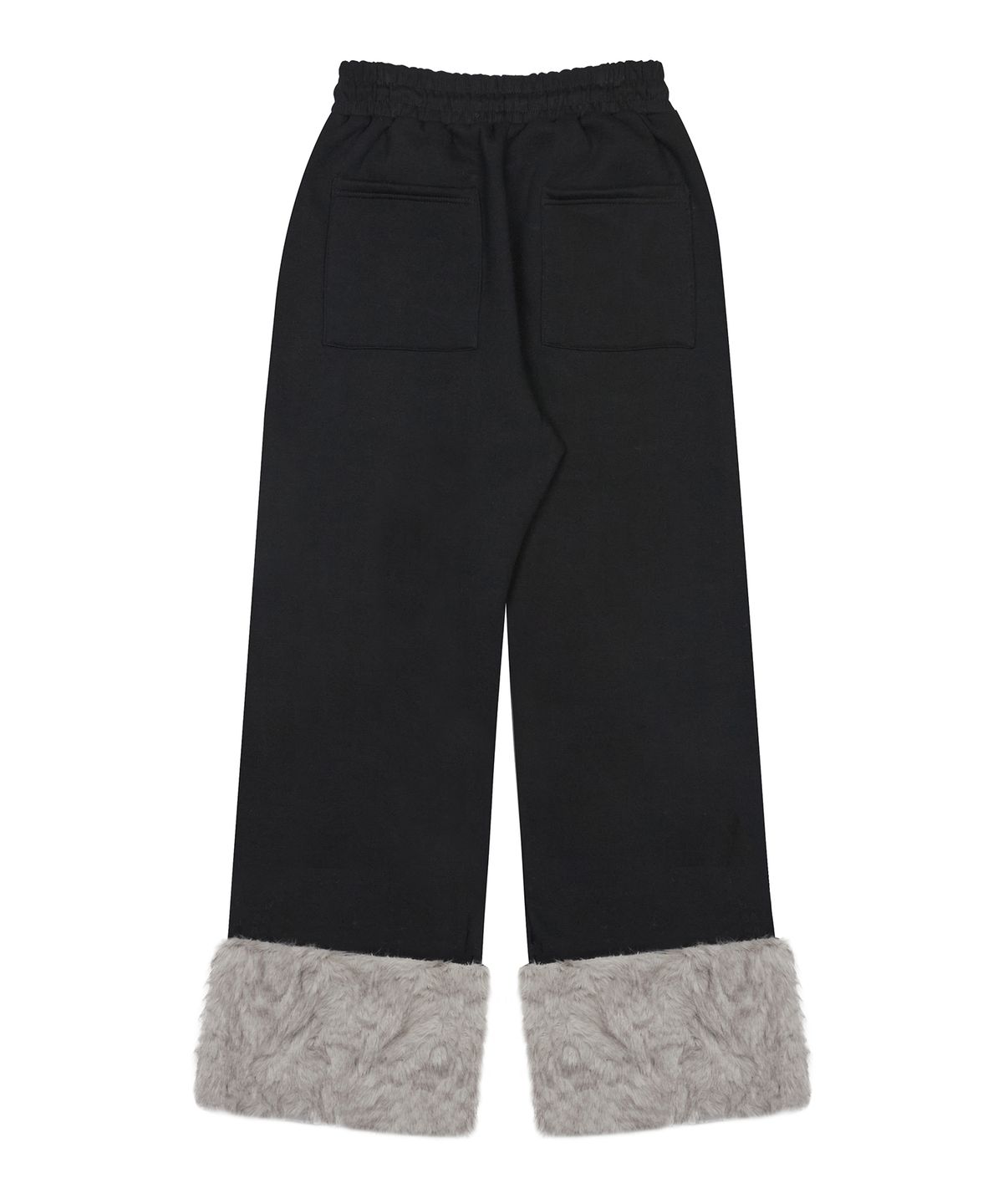 러브이즈트루(LUVISTRUE) EV FUR TRIM TRAINING PANTS(BLACK)