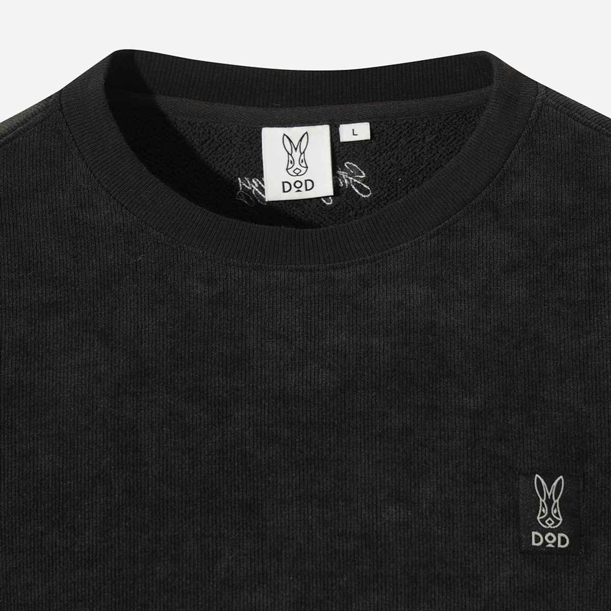 디오디(DOD) 스테이웜 에센셜 맨투맨(D.CHARCOAL GREY)