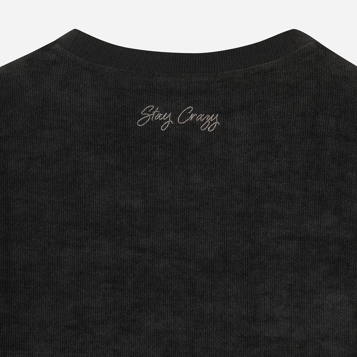 디오디(DOD) 스테이웜 에센셜 맨투맨(D.CHARCOAL GREY)
