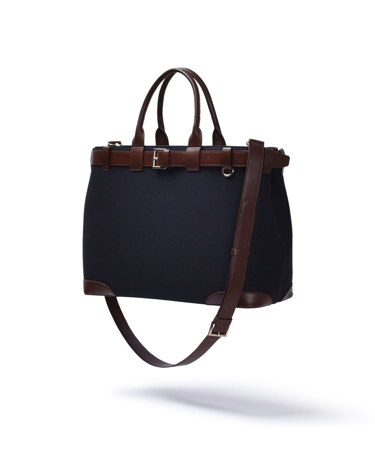논오버스틱(NONOVERSTIC) Navy Field Bag (L)