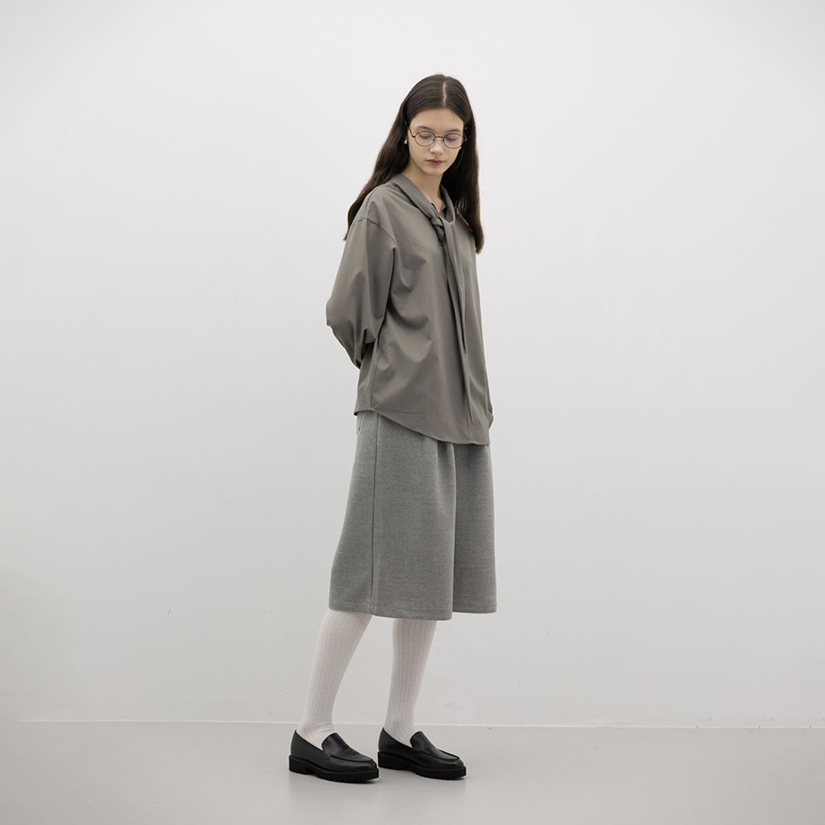 웬스데이딜라잇(WEDNESDAY DELIGHT) WD_Warm loose pants_GRAY