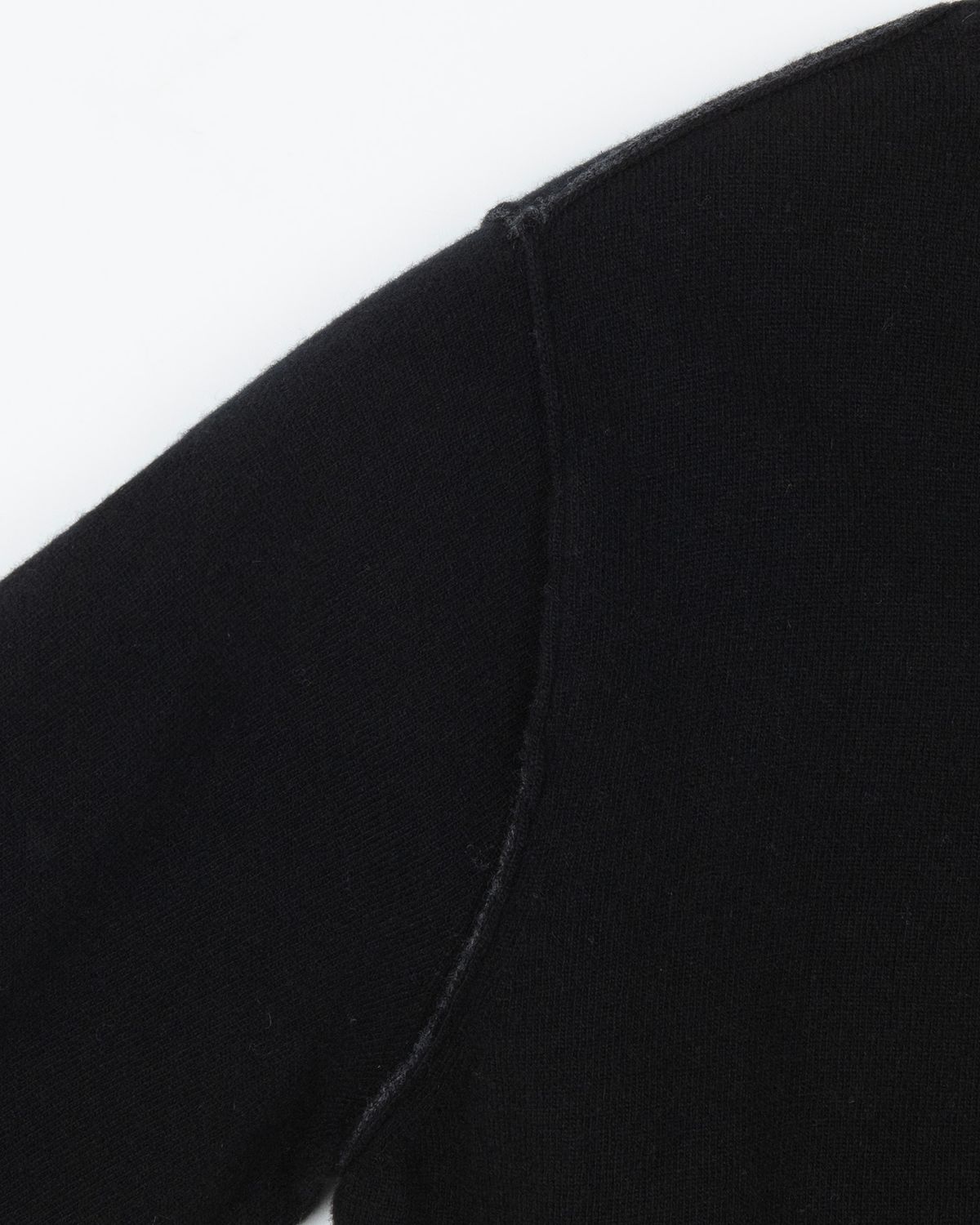 디앤드퀘스천(THEENDQUESTION) Double layer cardigan / BLACK