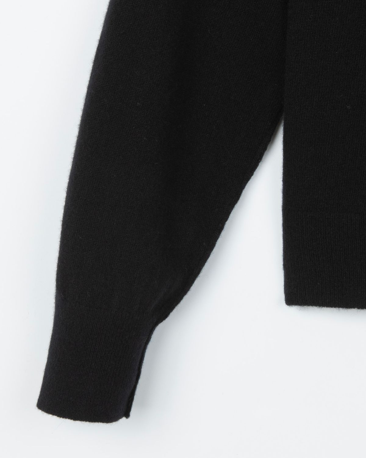 디앤드퀘스천(THEENDQUESTION) Double layer cardigan / BLACK