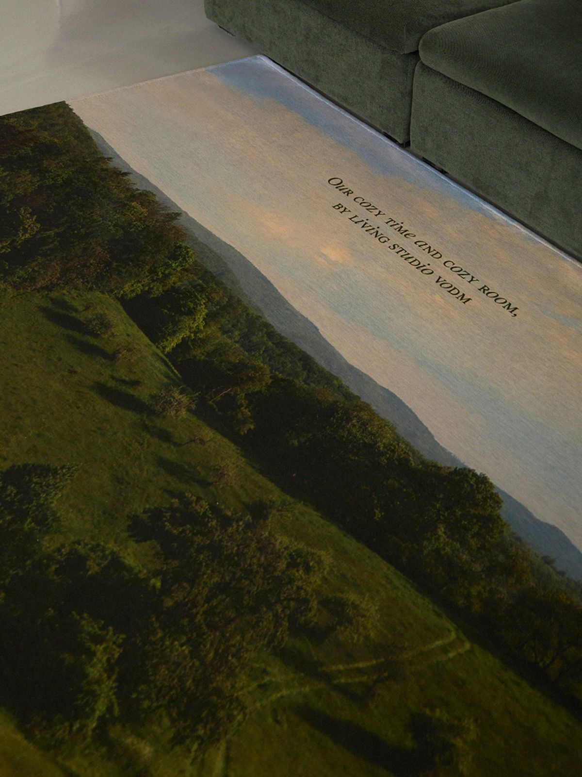 뷔오디엠(VODM) Forest 플랫 셔닐 러그 5size