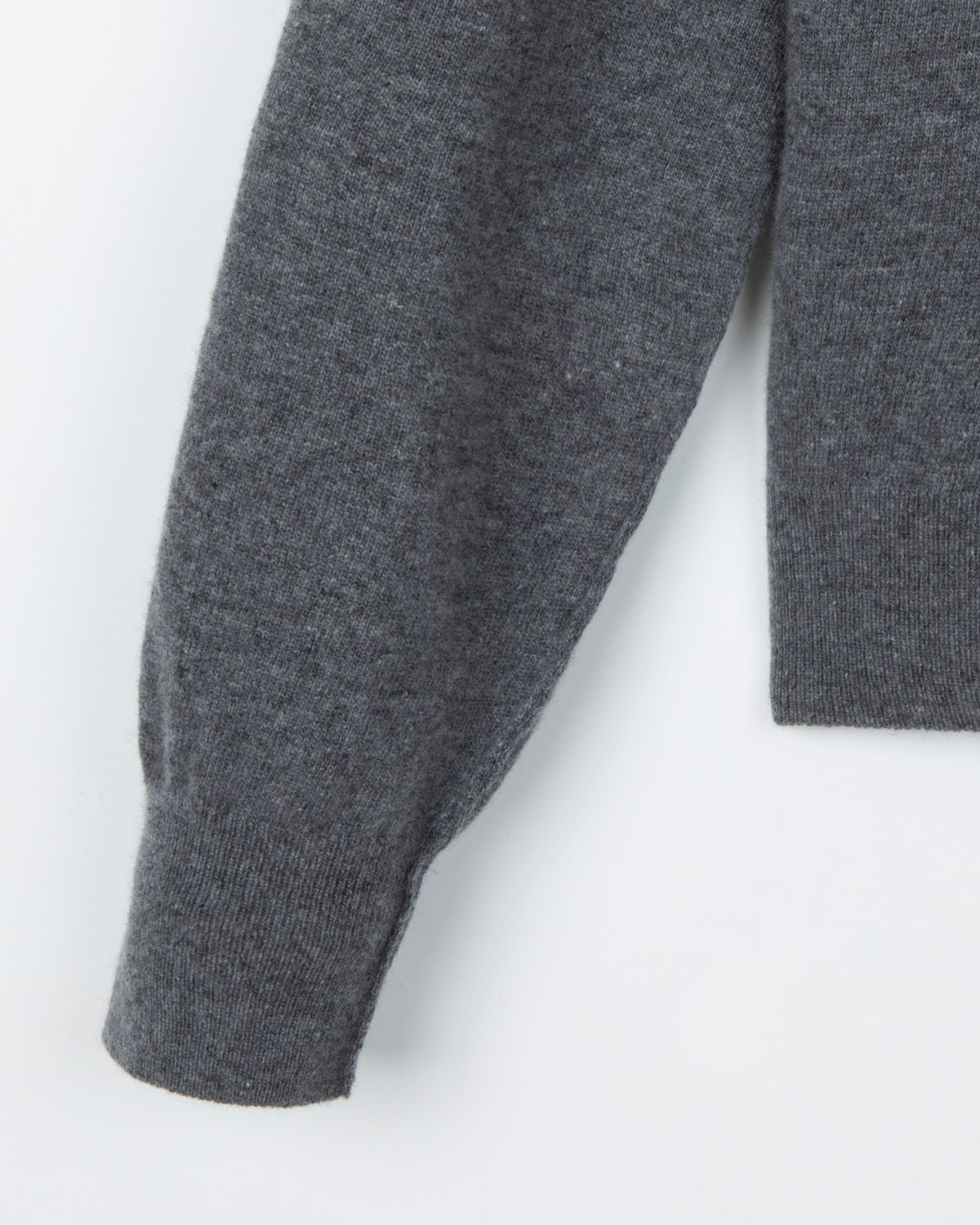디앤드퀘스천(THEENDQUESTION) Double layer cardigan / GRAY