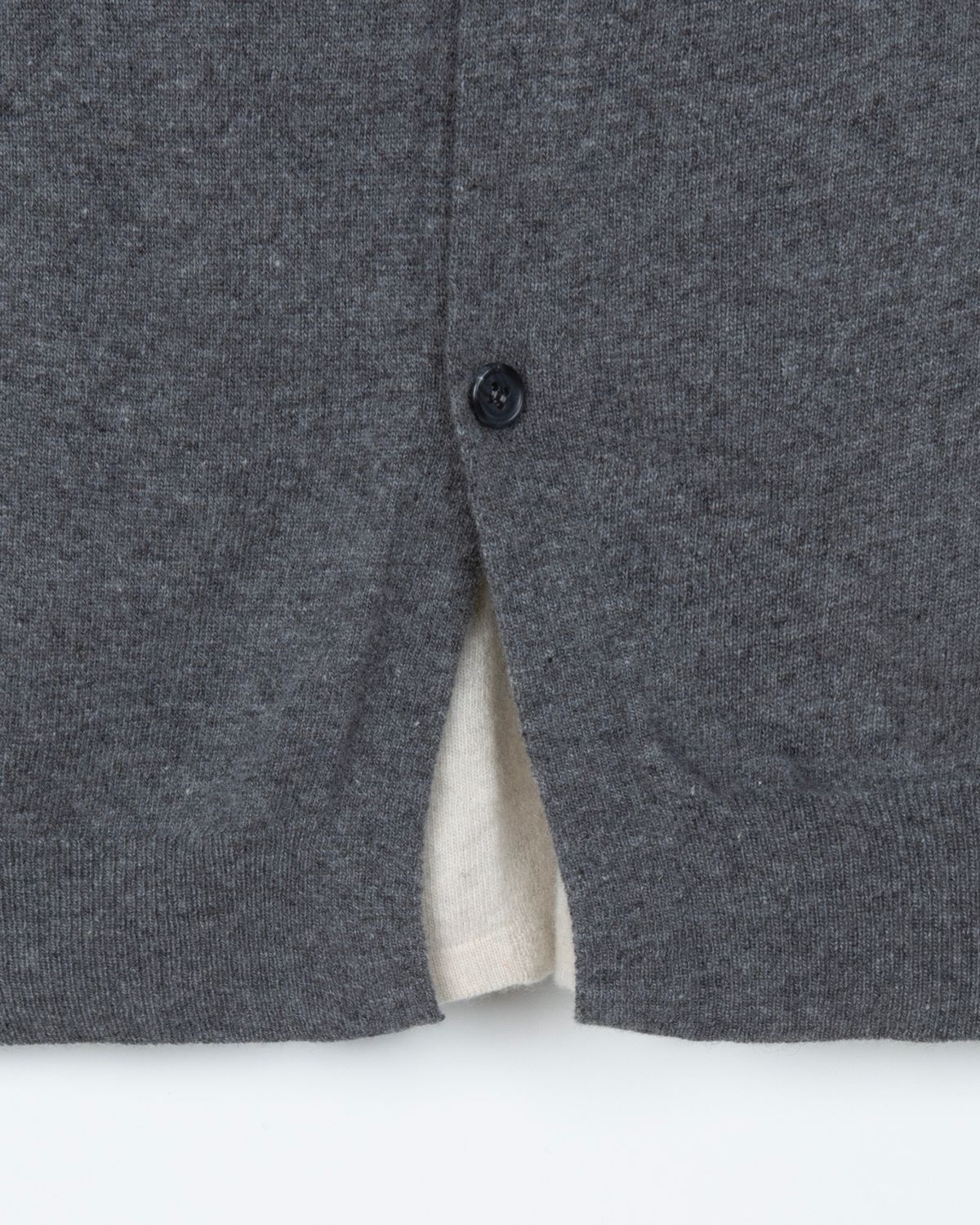 디앤드퀘스천(THEENDQUESTION) Double layer cardigan / GRAY