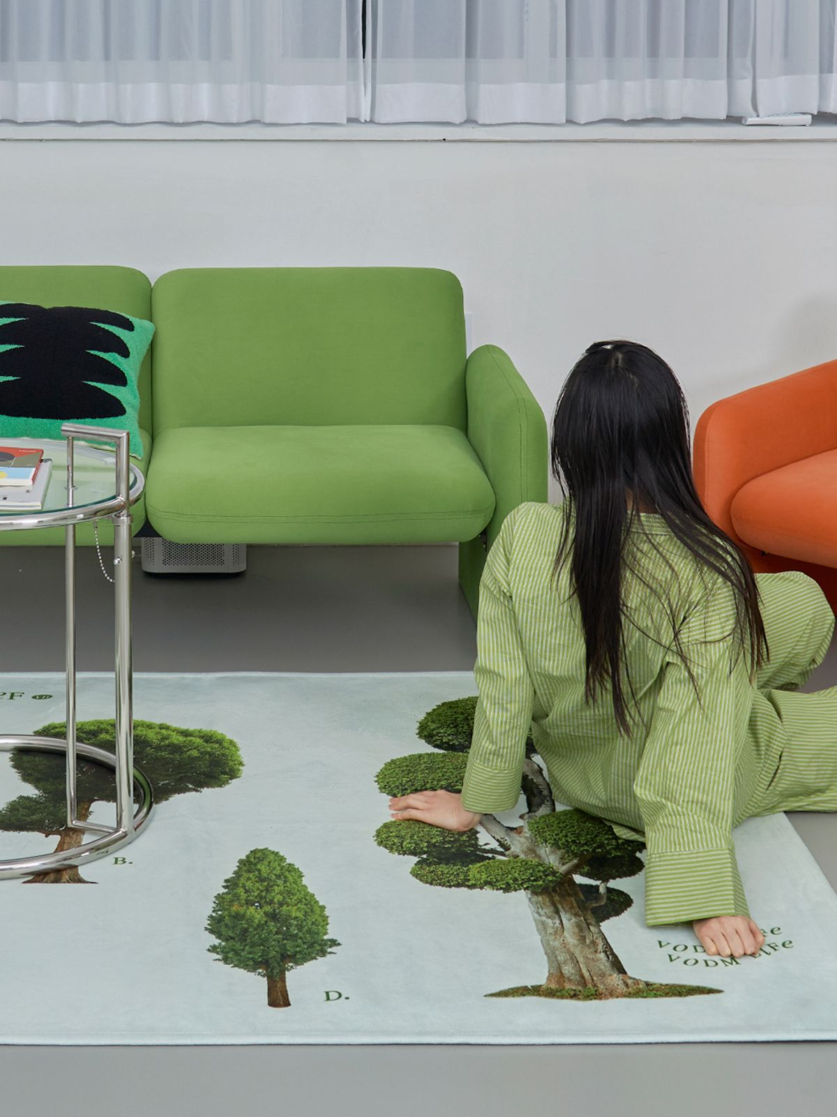 뷔오디엠(VODM) Plantree 생활방수 터치 러그 5size