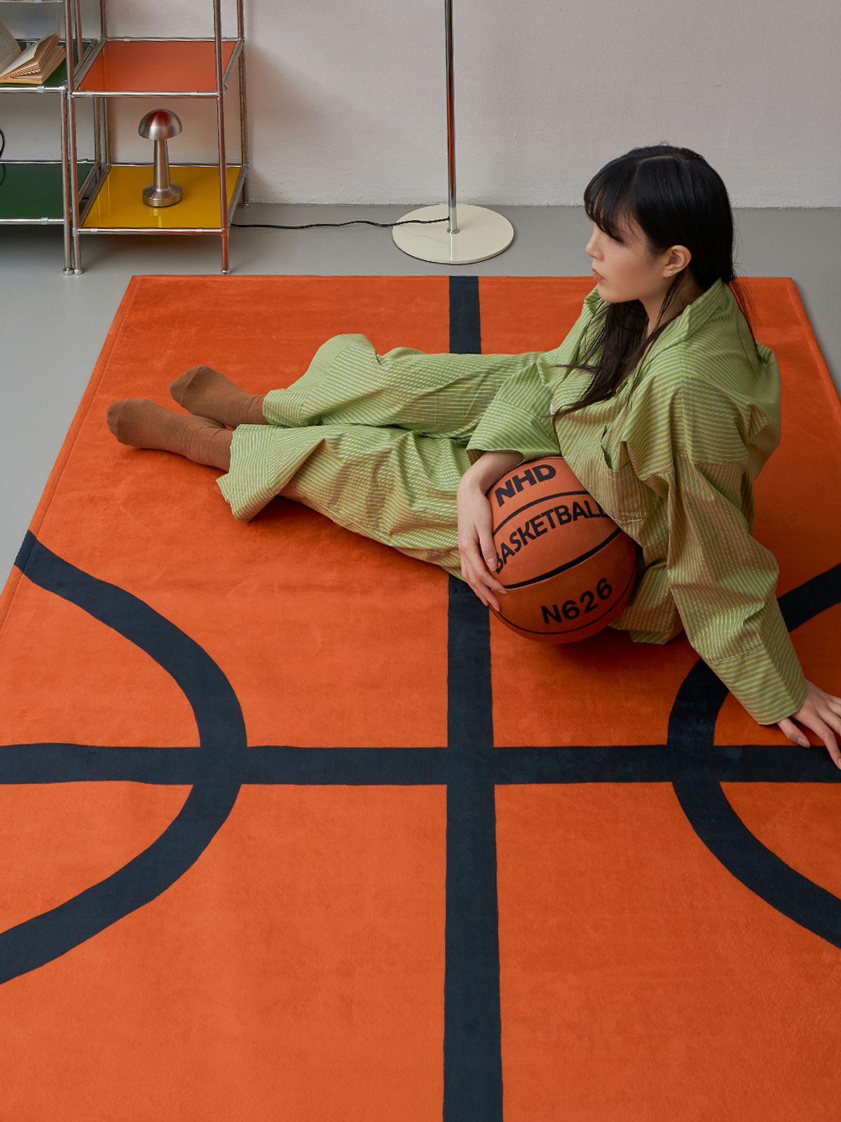 뷔오디엠(VODM) Basketbold 생활방수 터치 러그 5size
