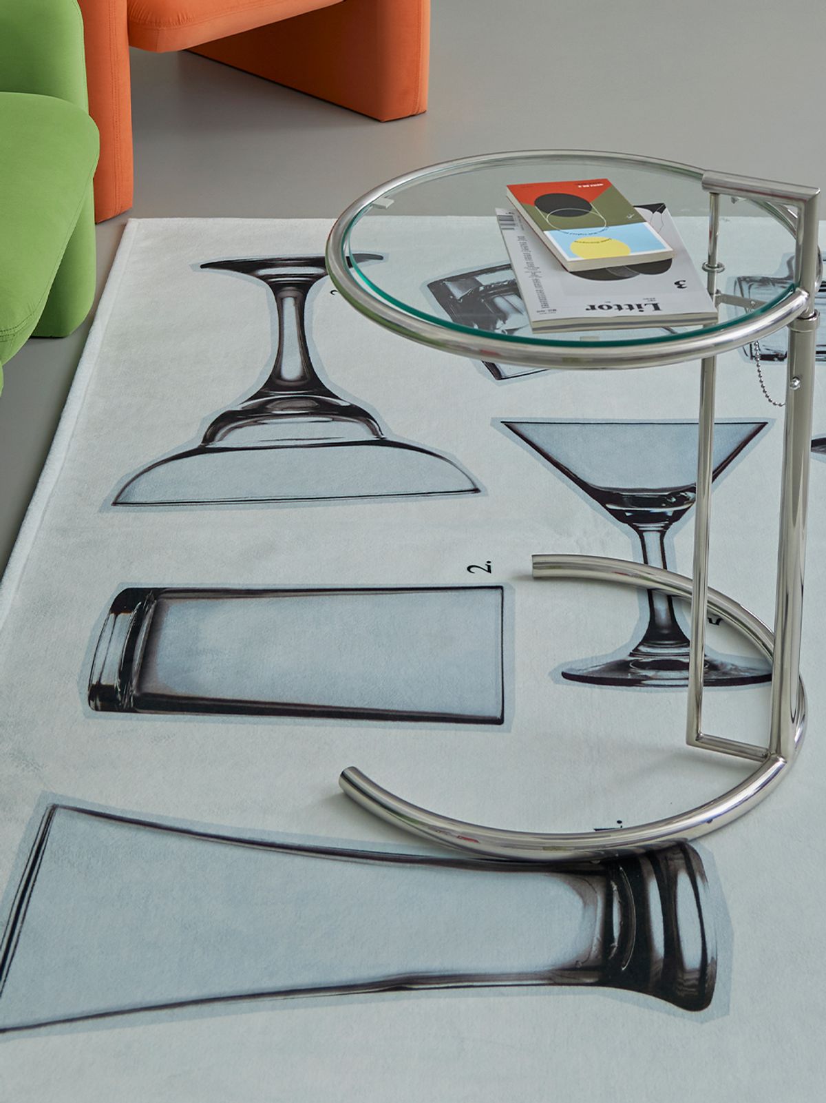 뷔오디엠(VODM) Glass 생활방수 터치 러그 5size