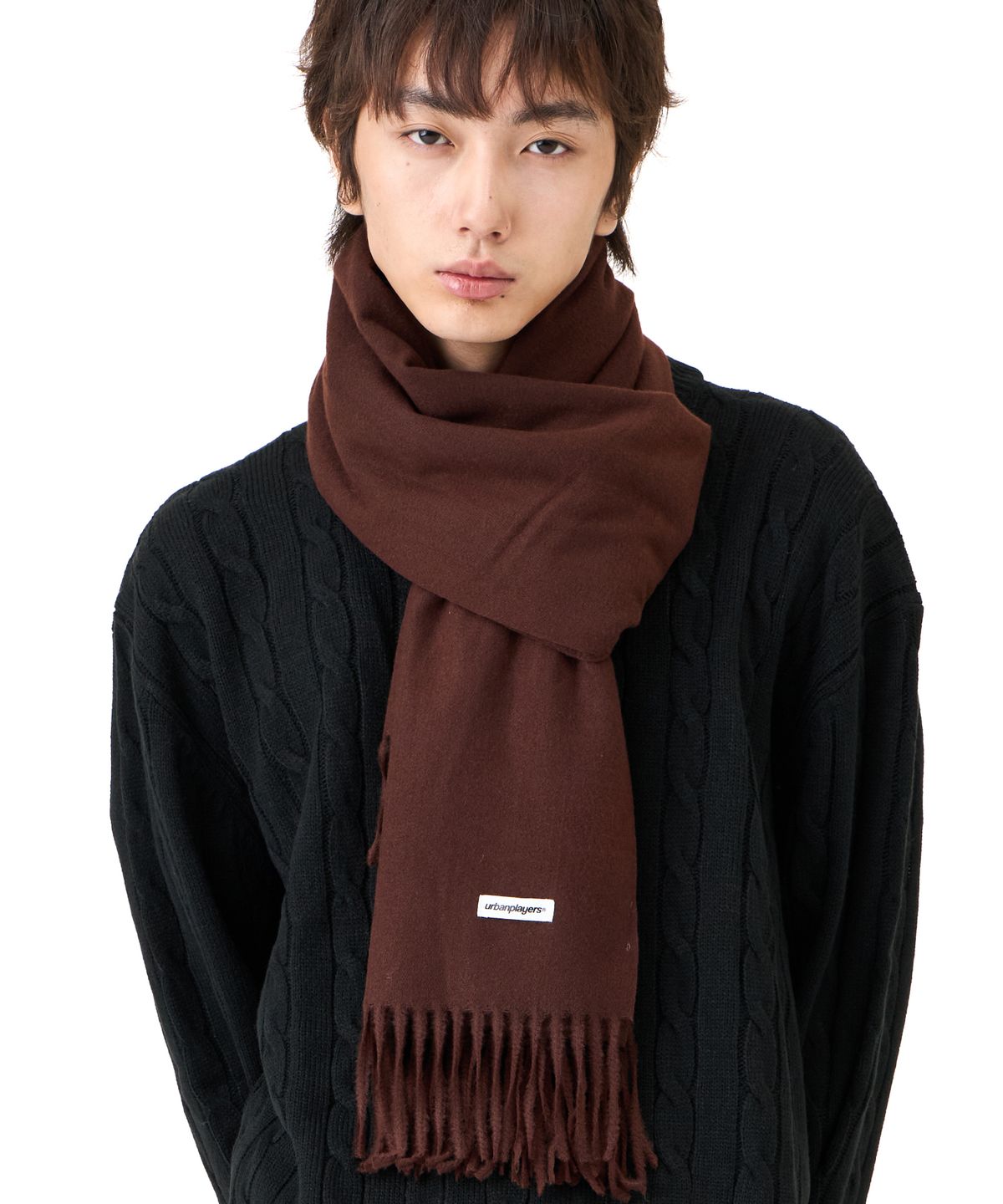 어반플레이어스(URBAN PLAYERS) 빅사이즈 기모 머플러 (10COLOR)