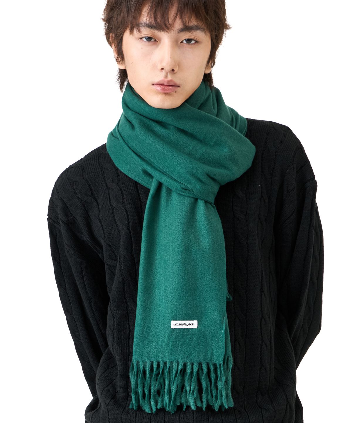 어반플레이어스(URBAN PLAYERS) 빅사이즈 기모 머플러 (10COLOR)