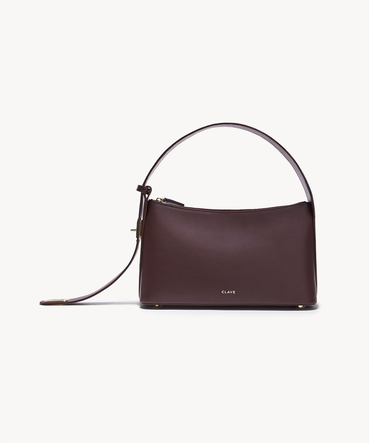 끌라베(CLAVE) 헬렌 버건디 숄더백 (HELEN Burgundy Shoulder Bag)