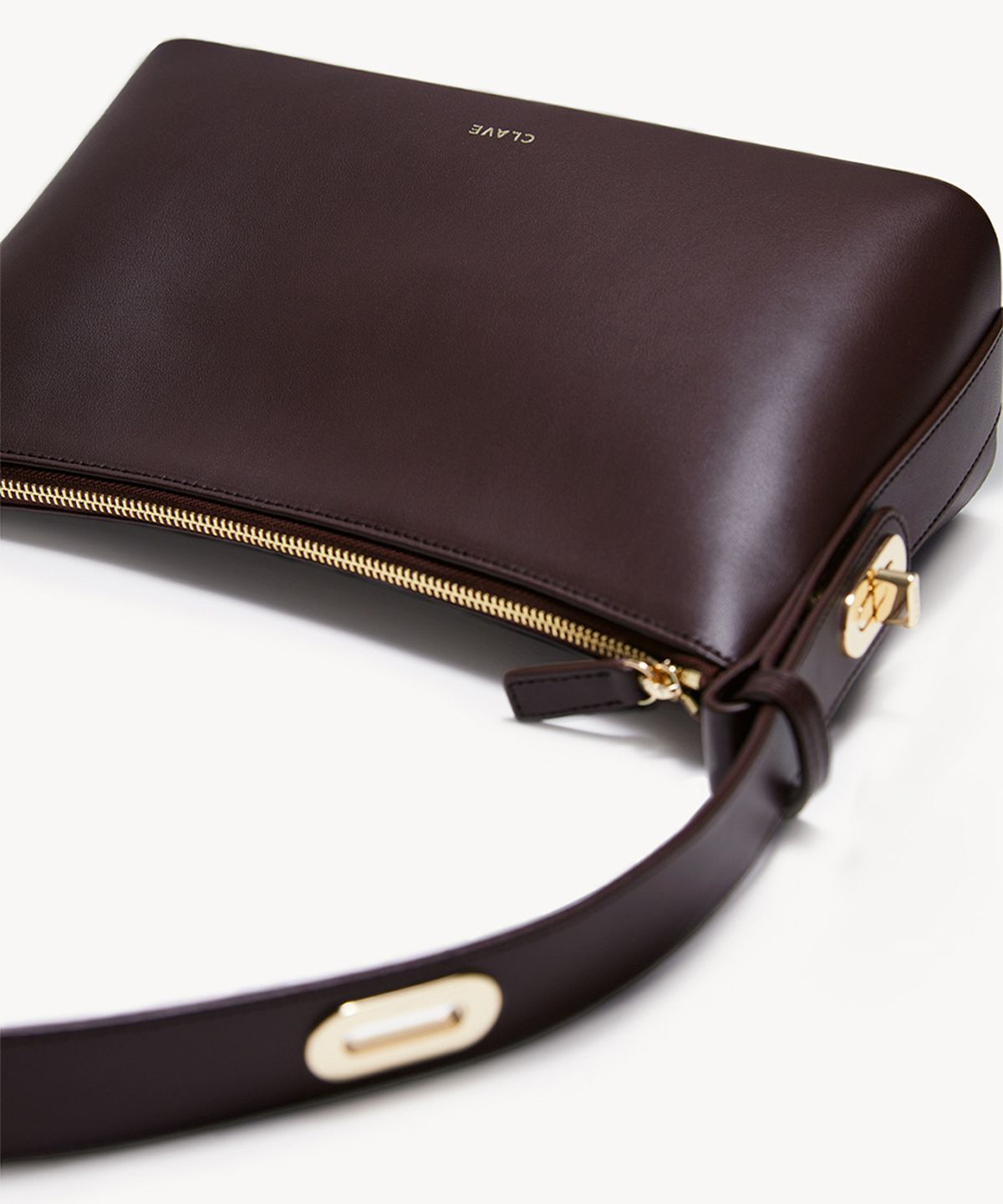 끌라베(CLAVE) 헬렌 버건디 숄더백 (HELEN Burgundy Shoulder Bag)