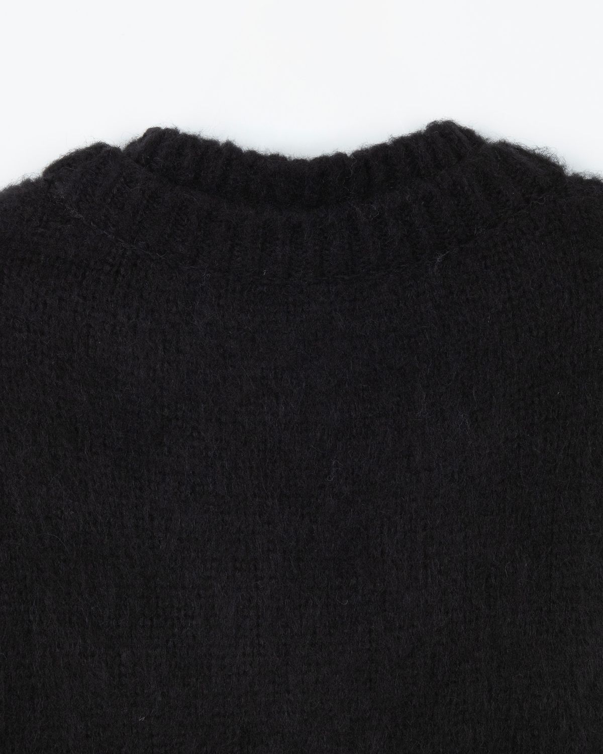디앤드퀘스천(THEENDQUESTION) Double brush cardigan / BLACK