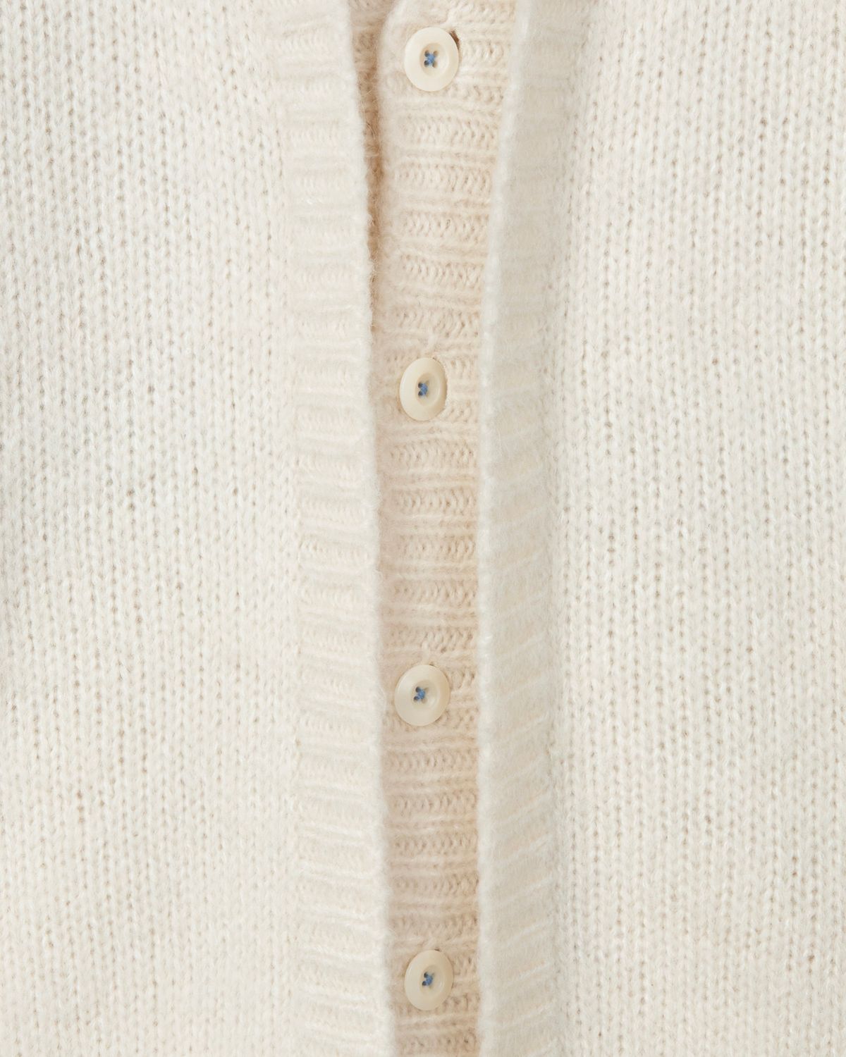디앤드퀘스천(THEENDQUESTION) Double brush cardigan / IVORY