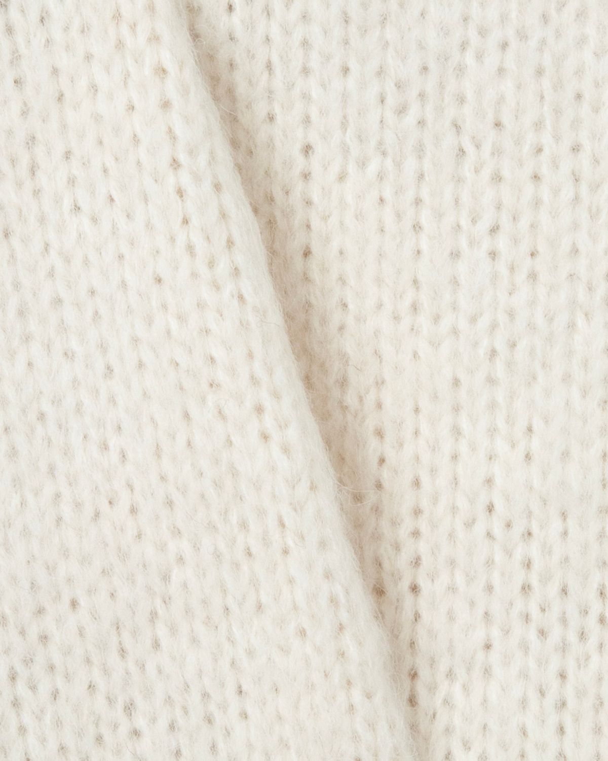 디앤드퀘스천(THEENDQUESTION) Double brush cardigan / IVORY
