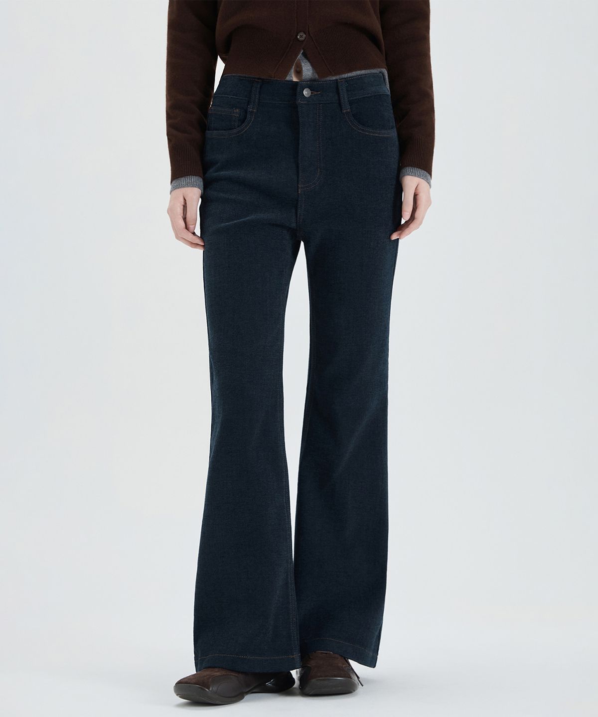 미쏘(MIXXO) 포근데님 세미부츠컷_MIWTJG111J