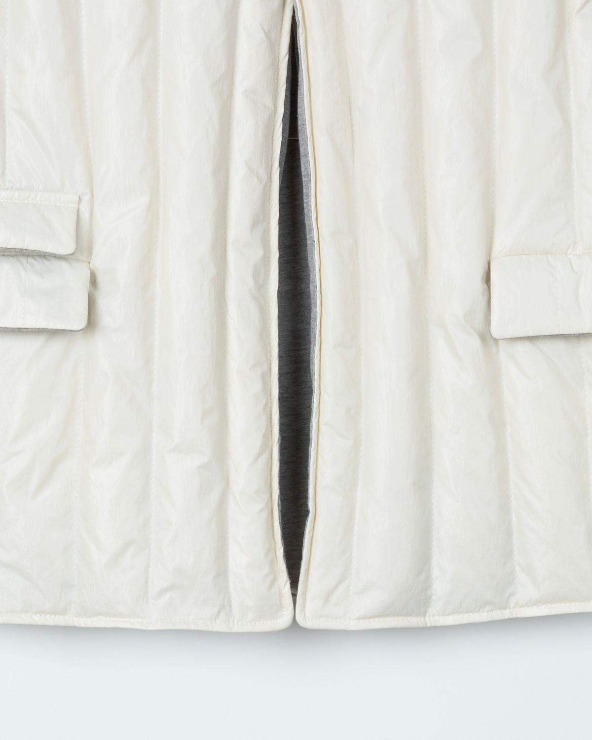 디앤드퀘스천(THEENDQUESTION) Duck down quilting vest / IVORY