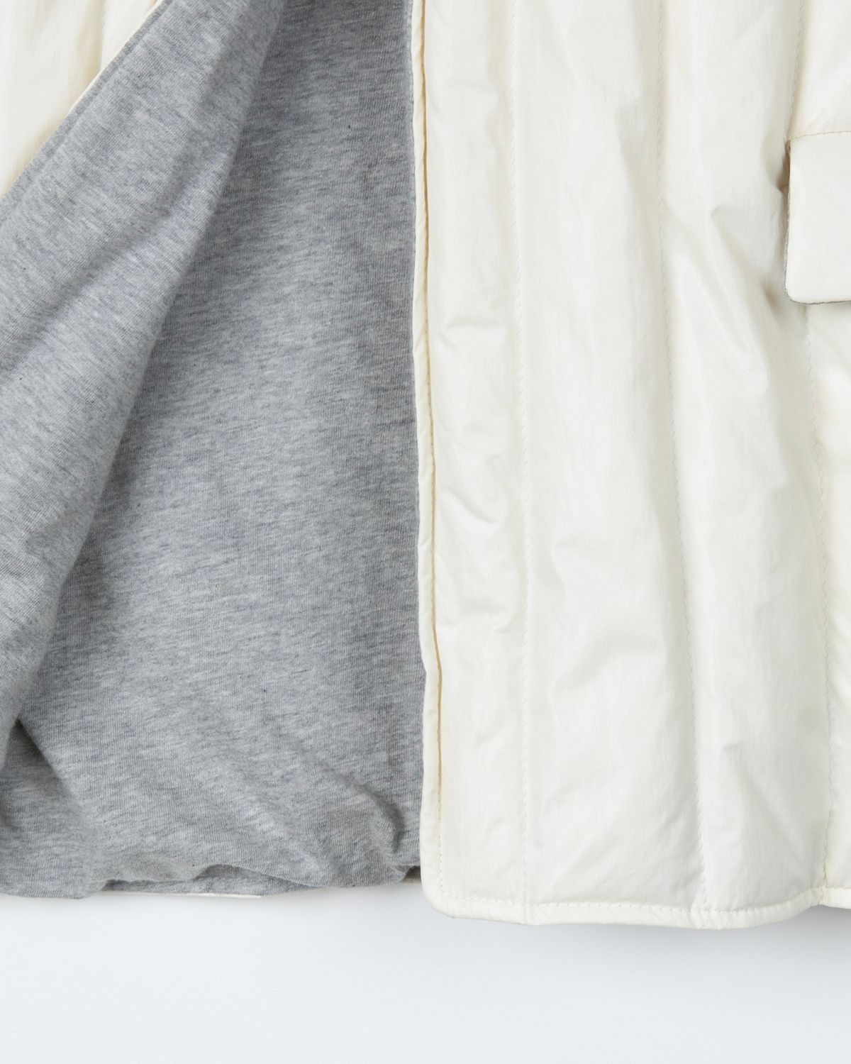 디앤드퀘스천(THEENDQUESTION) Duck down quilting vest / IVORY
