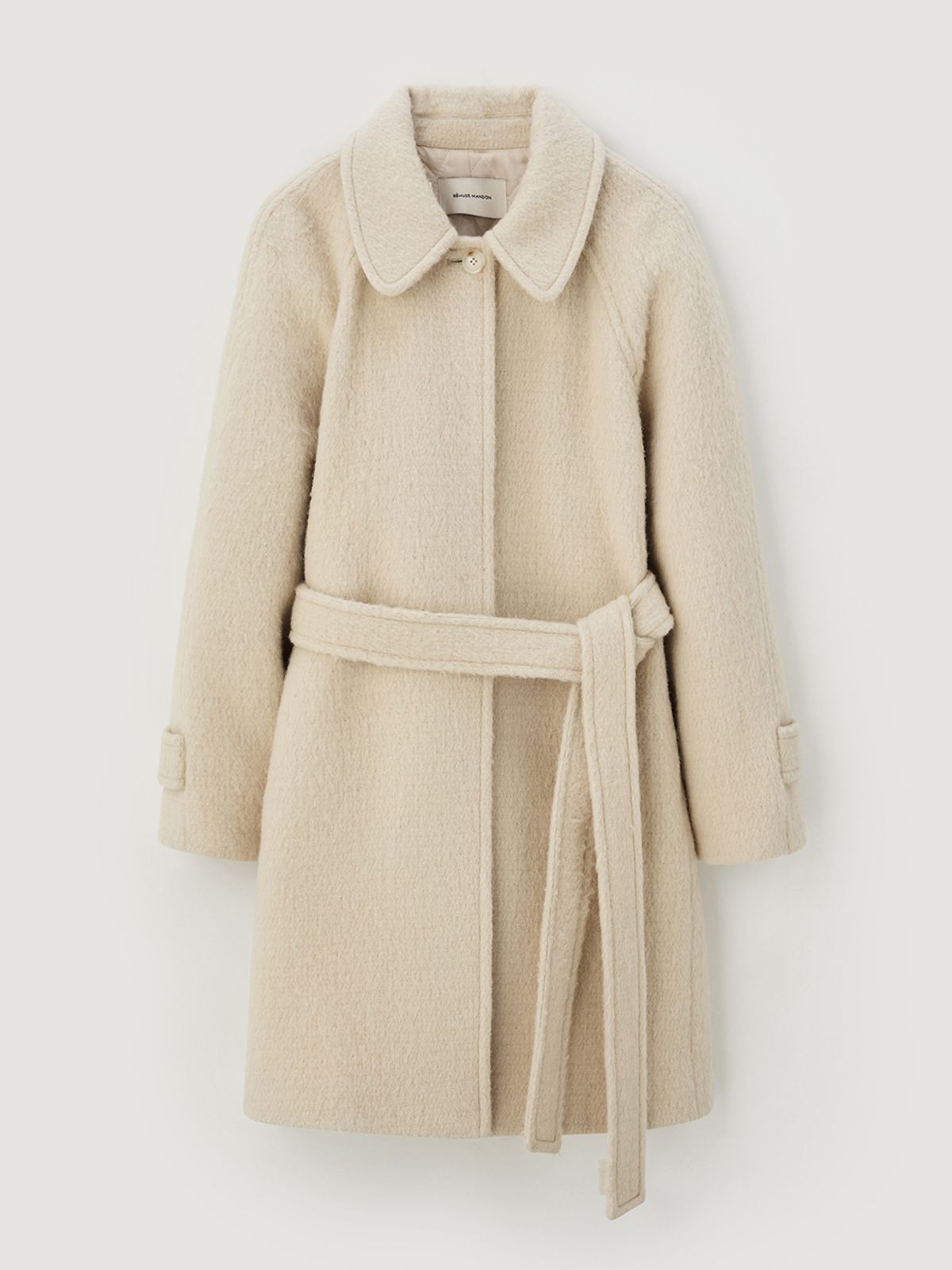 비뮤즈맨션(BEMUSE MANSION) New raglan half coat - Light beige