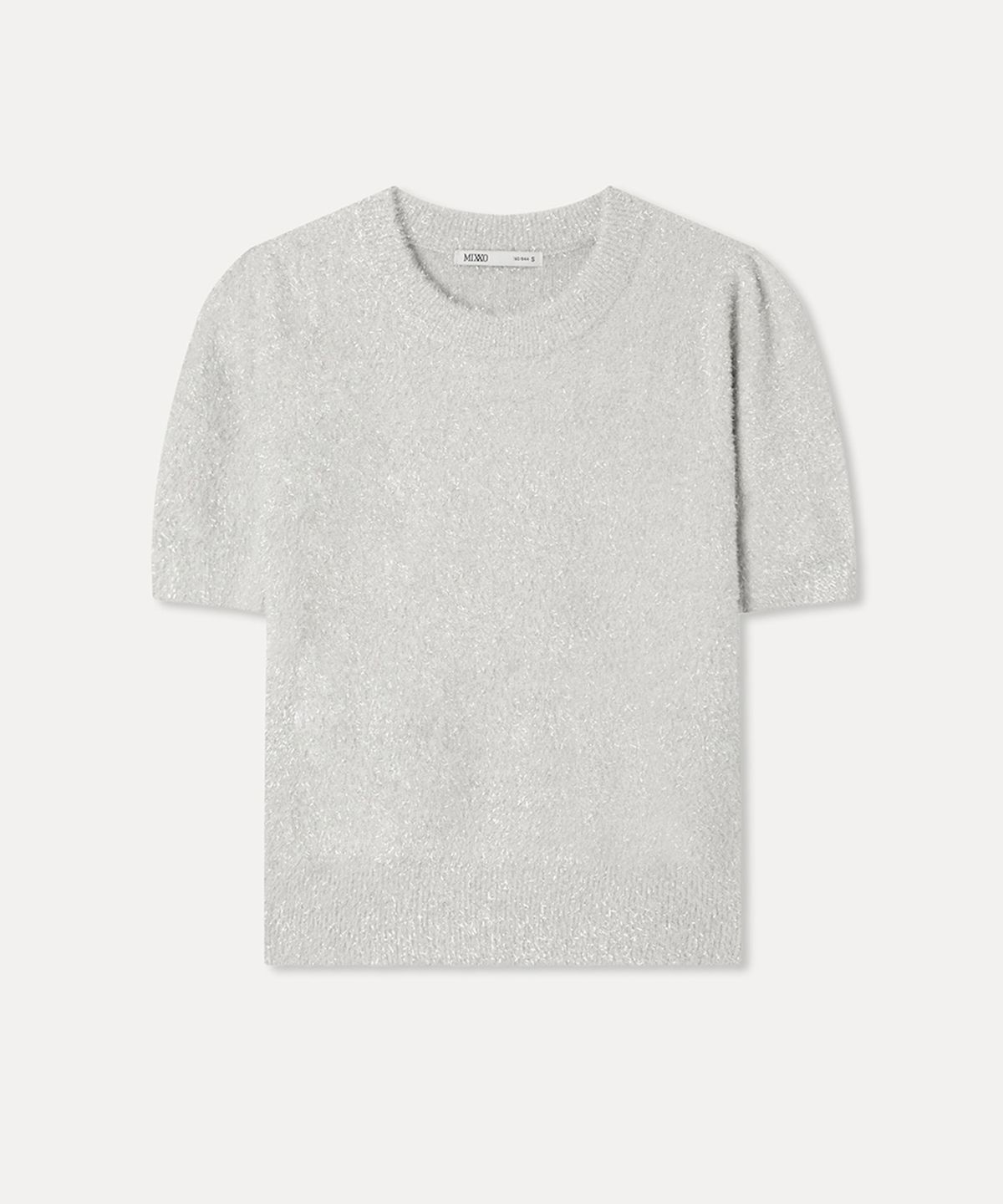 미쏘(MIXXO) 메탈 날개사 반팔 풀오버_MIWKAG133T