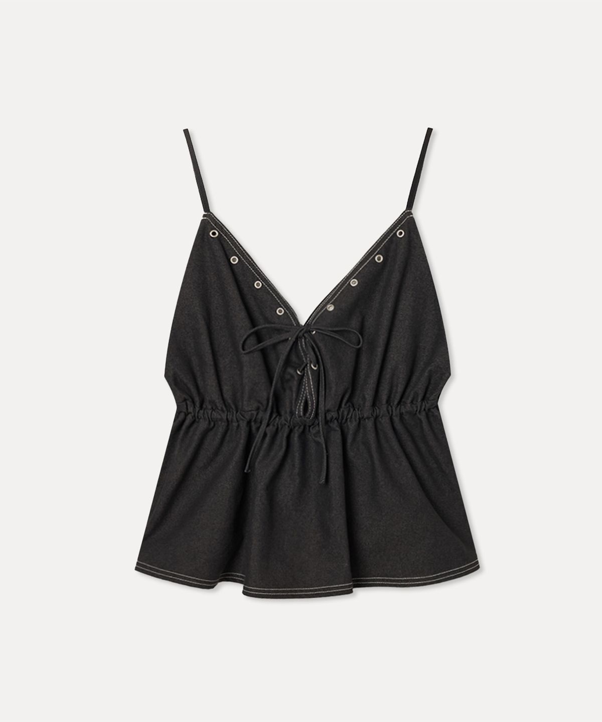미쏘(MIXXO) 아일렛 펀칭 뷔스티에_MIWBNG101C