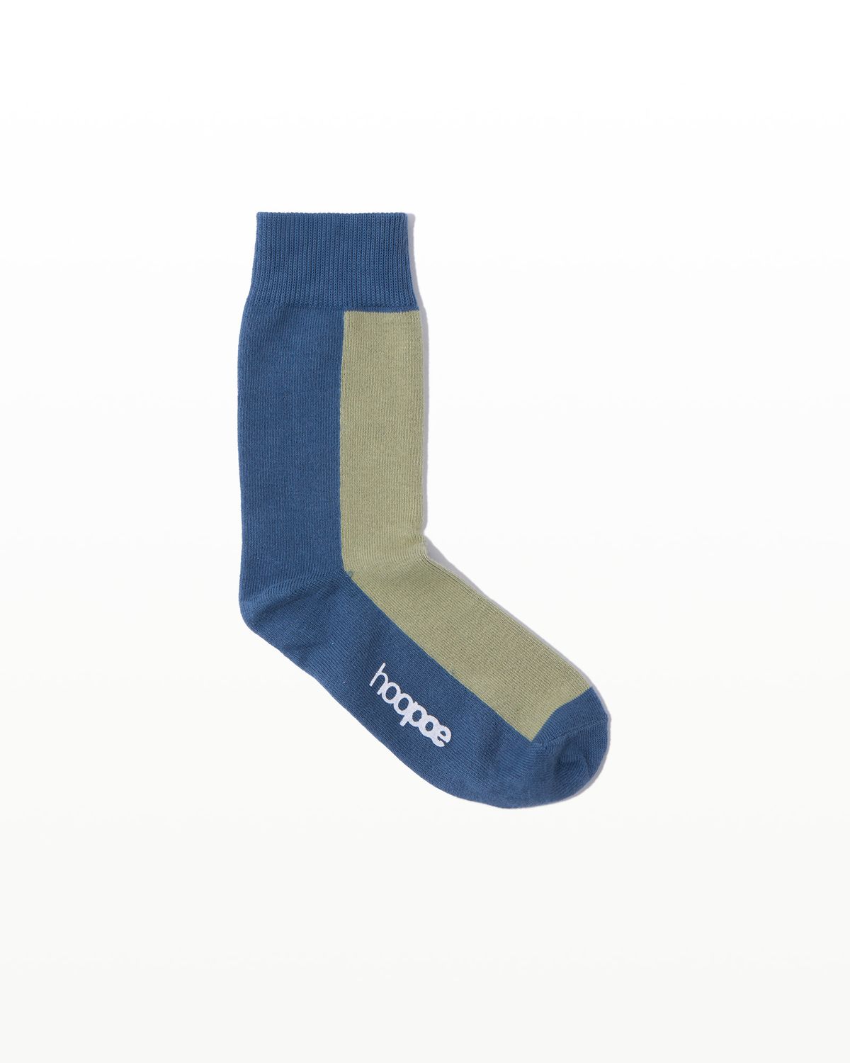후포(HOOPOE) everyday color block socks_blue grey