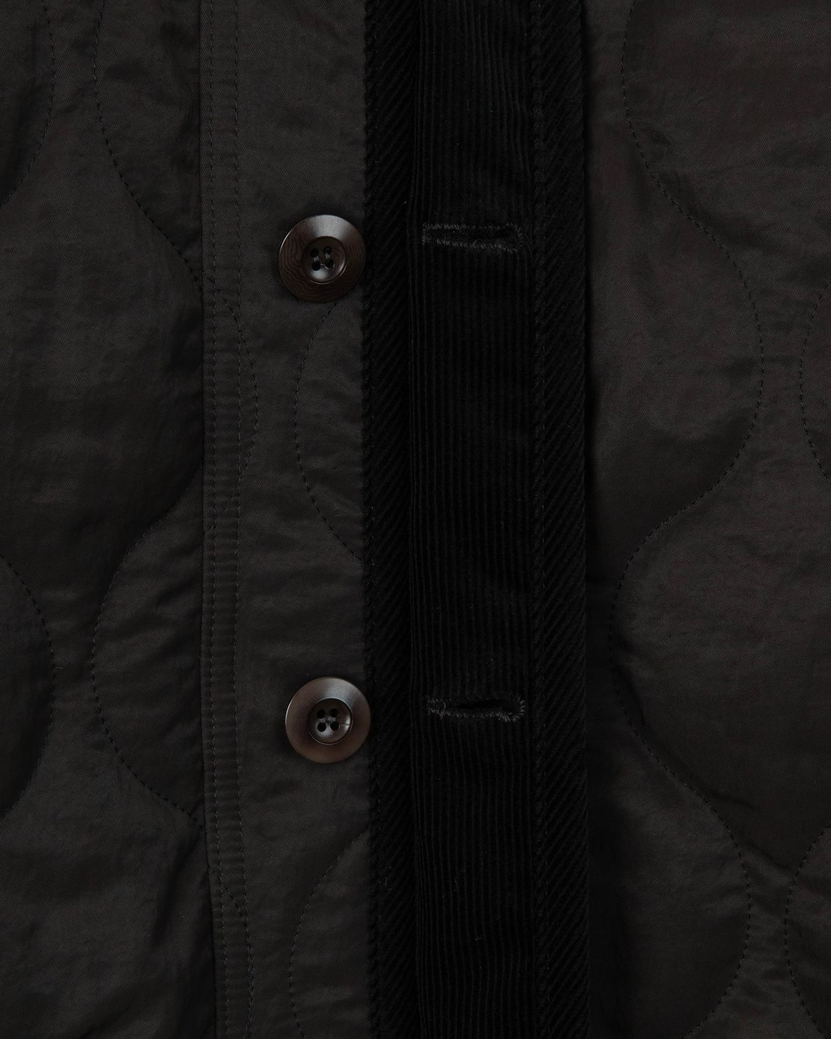 디앤드퀘스천(THEENDQUESTION) Quilting half jacket / BLACK