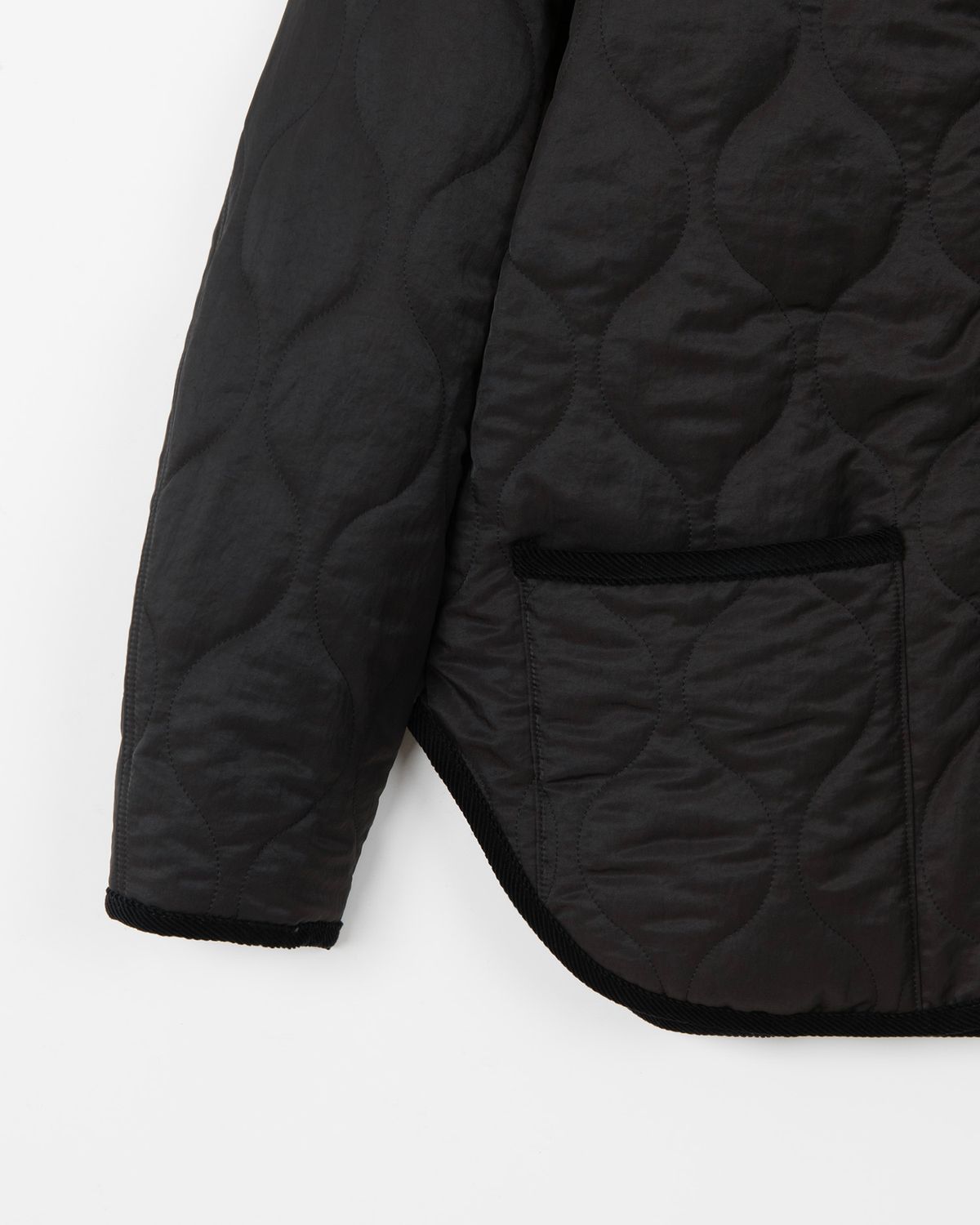 디앤드퀘스천(THEENDQUESTION) Quilting half jacket / BLACK