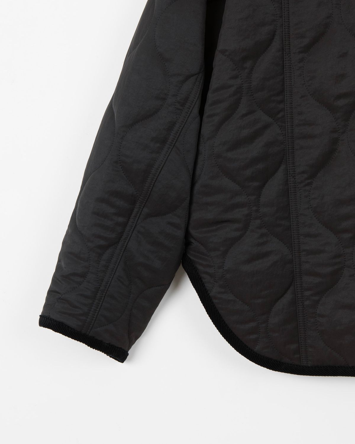 디앤드퀘스천(THEENDQUESTION) Quilting half jacket / BLACK