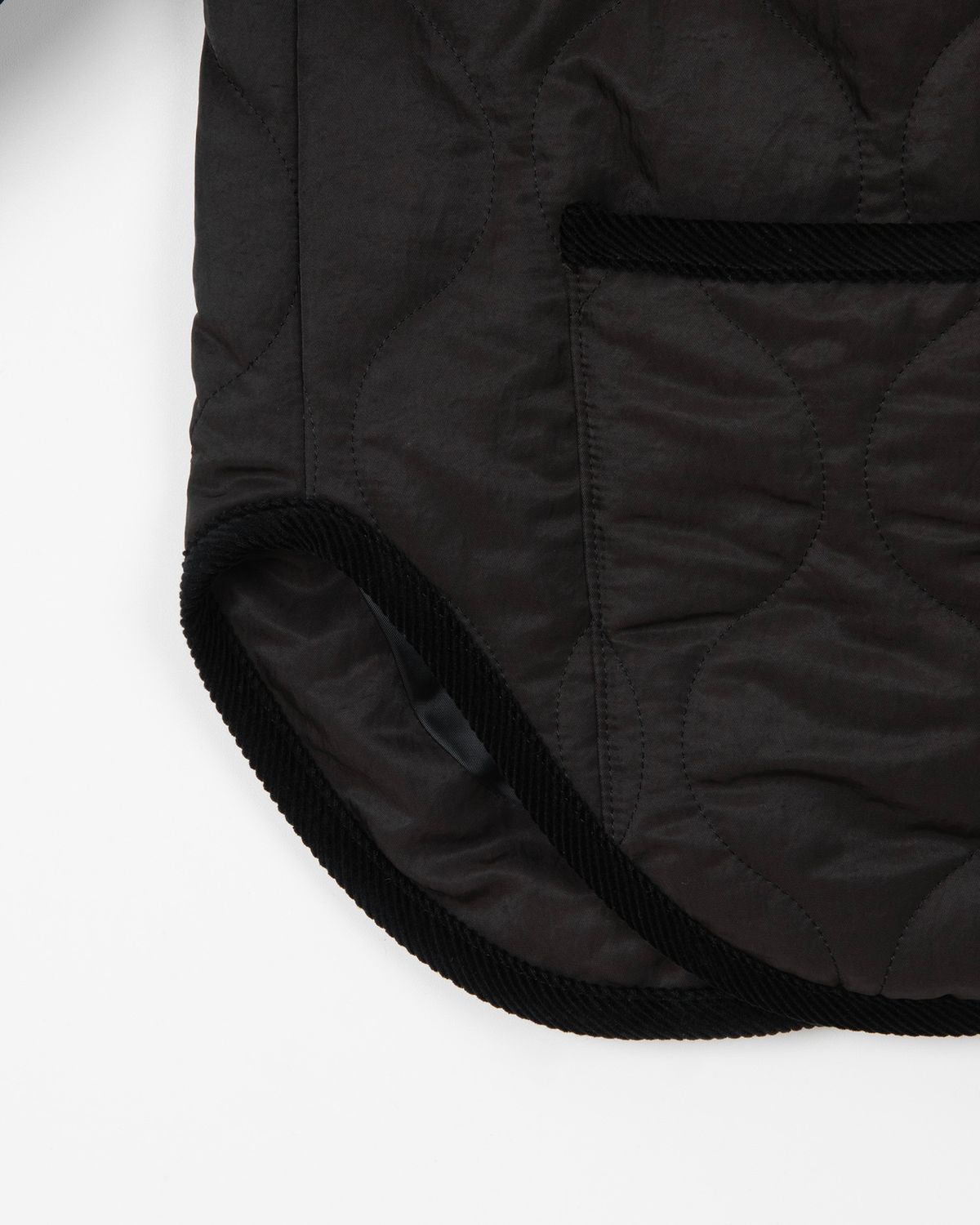 디앤드퀘스천(THEENDQUESTION) Quilting half jacket / BLACK