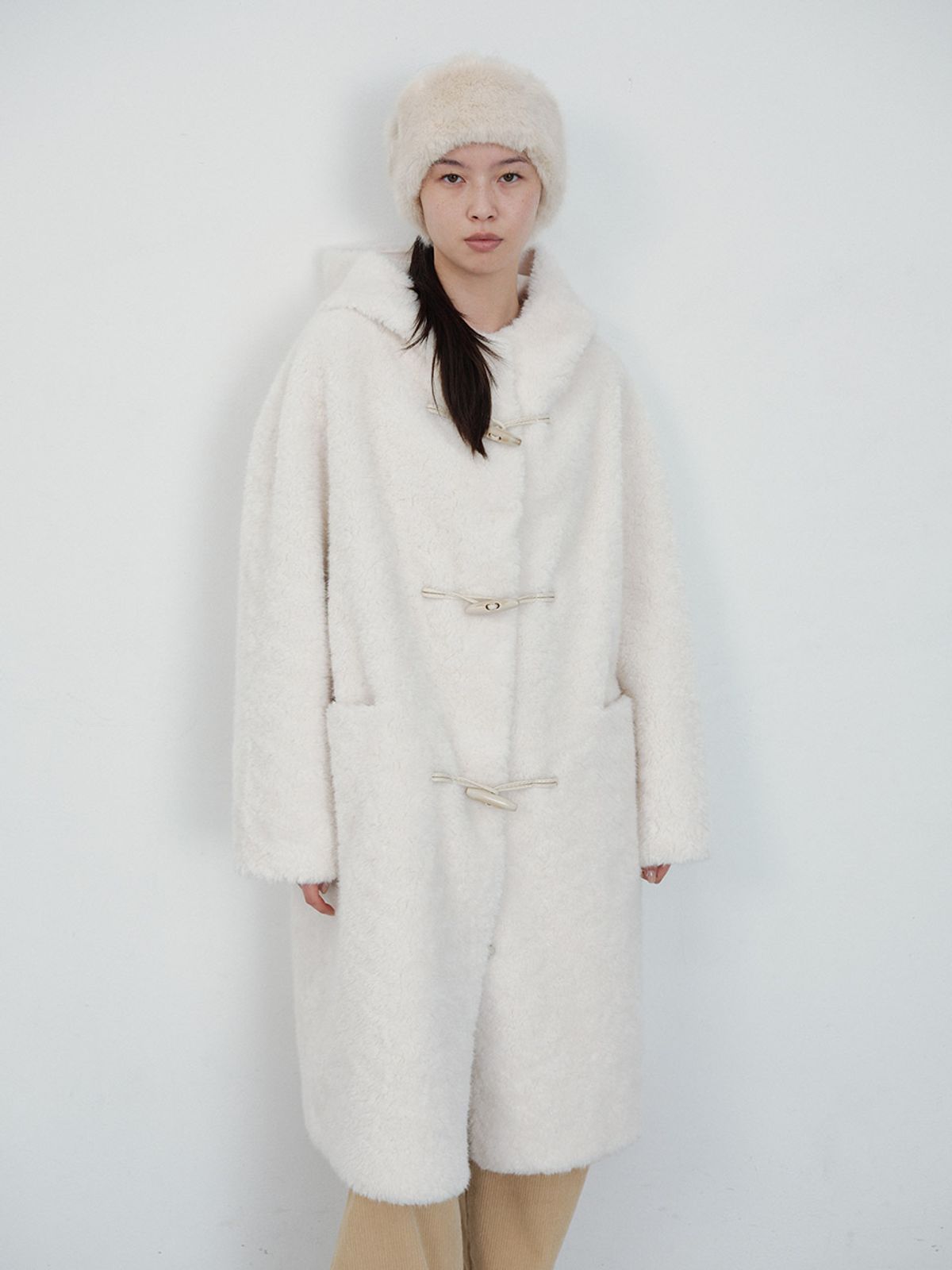 헌치(HUNCH) Hooded Duffel Long Coat (2color)